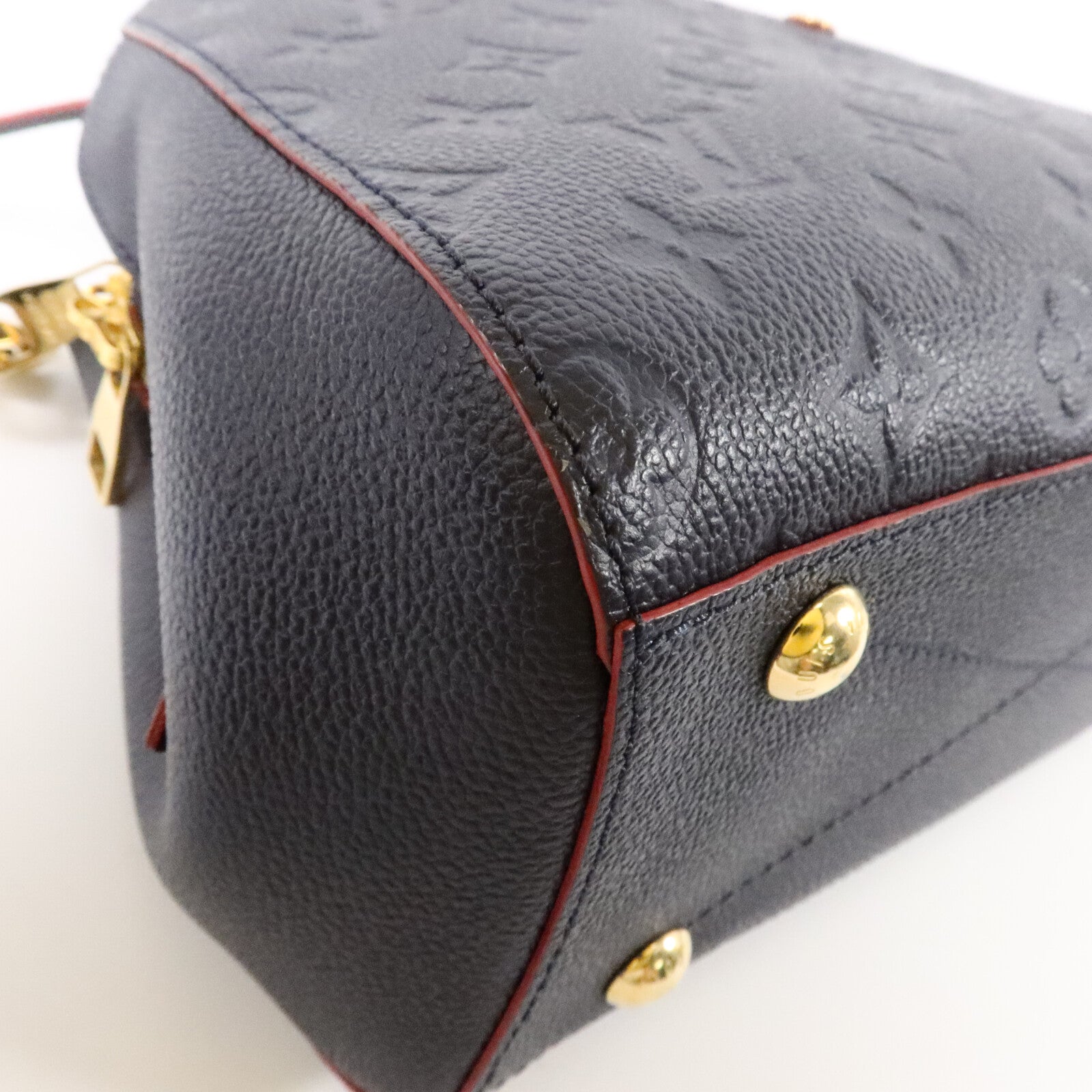 LOUIS VUITTON Monogram Empreinte Montaigne BB手挽肩背兩用袋