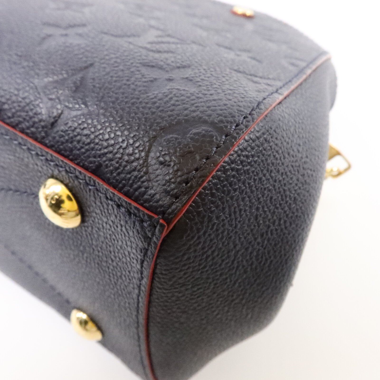 LOUIS VUITTON Monogram Empreinte Montaigne BB手挽肩背兩用袋