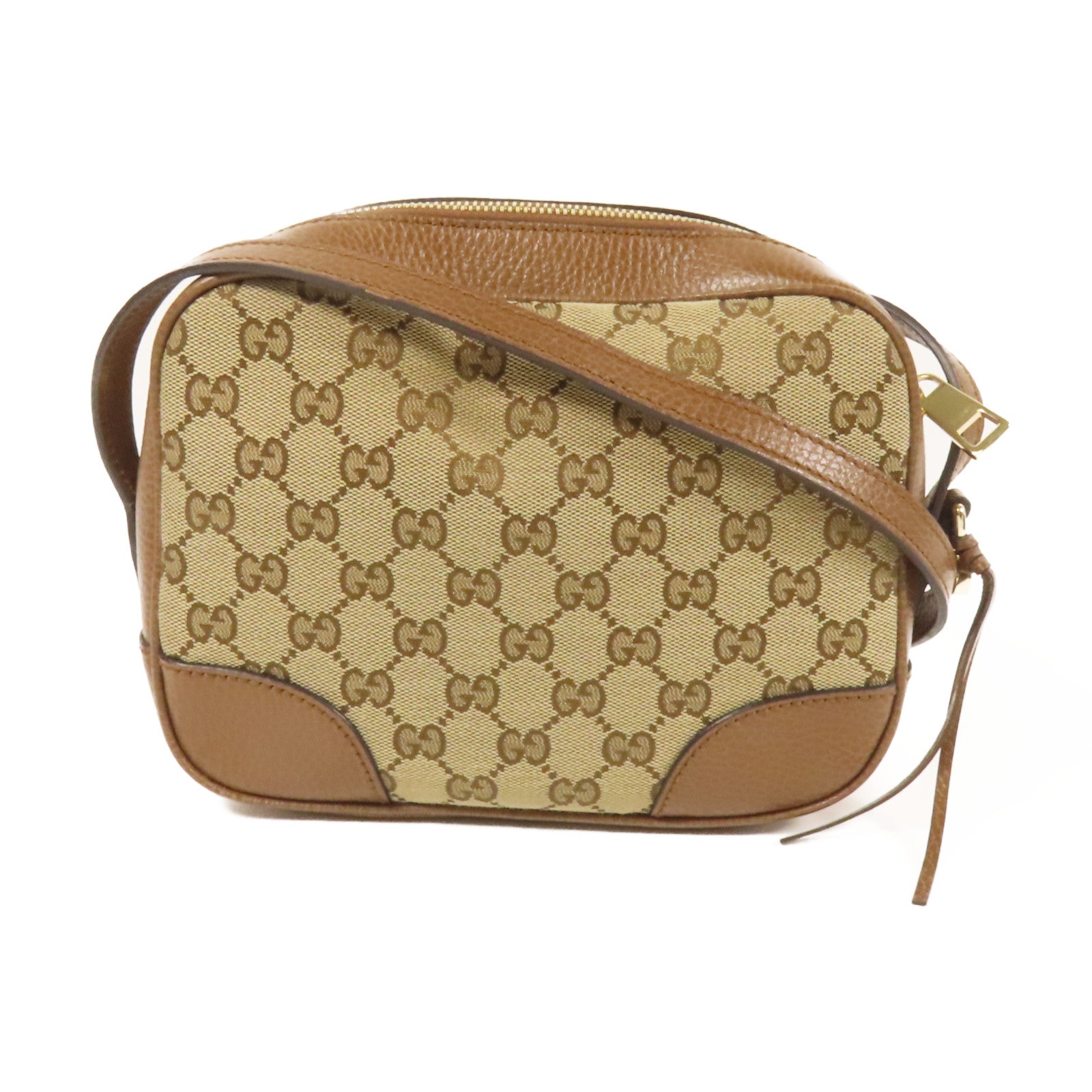 GUCCI 帆布Shoulder Bag金扣肩背袋