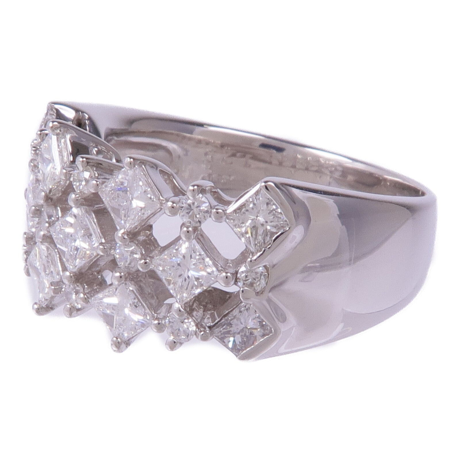 JEWELRY 【激減優惠】PT900鉑金Diamond Ring鑽石戒指US#6.5