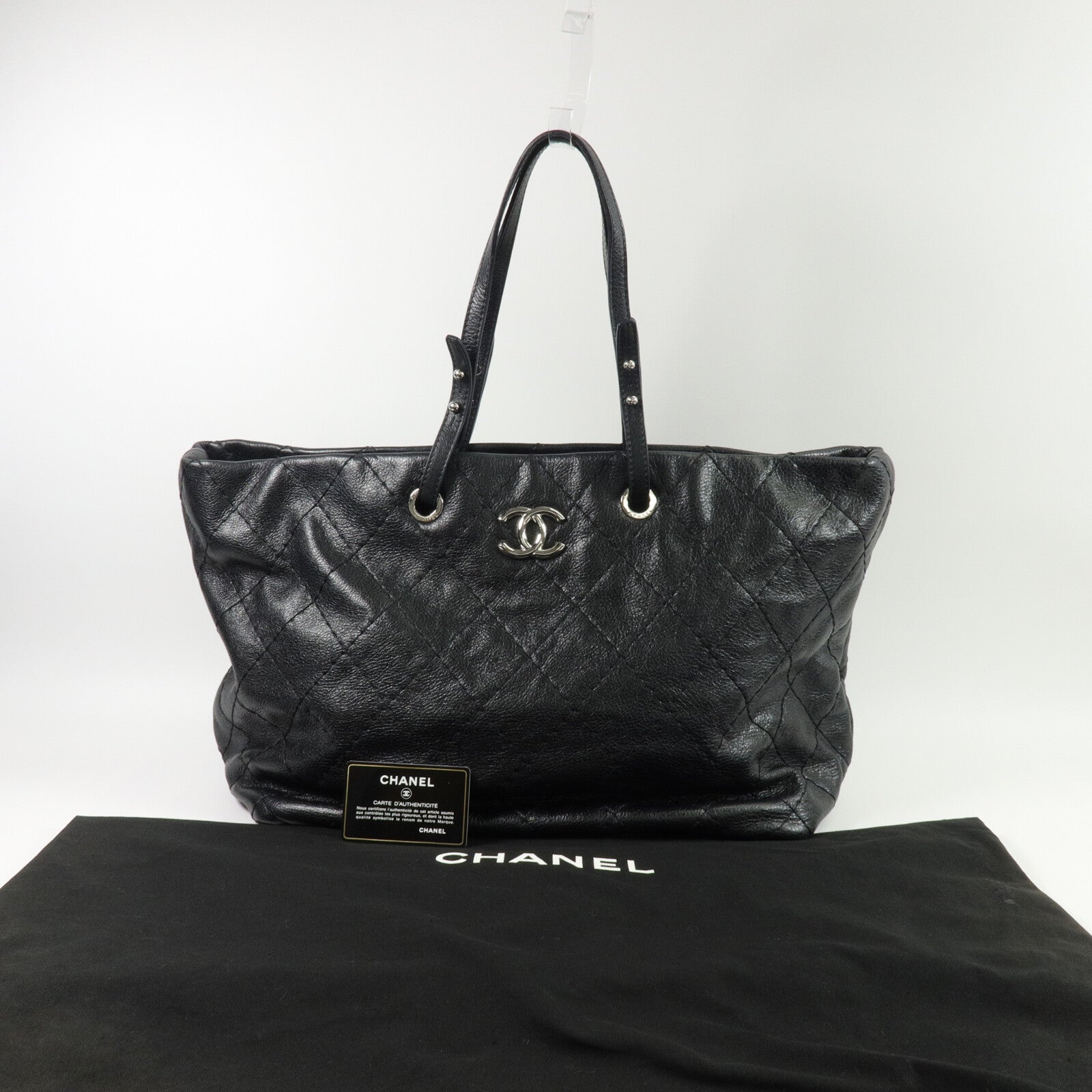 CHANEL 牛皮皮革On The Road Large Tote肩背袋/手挽袋