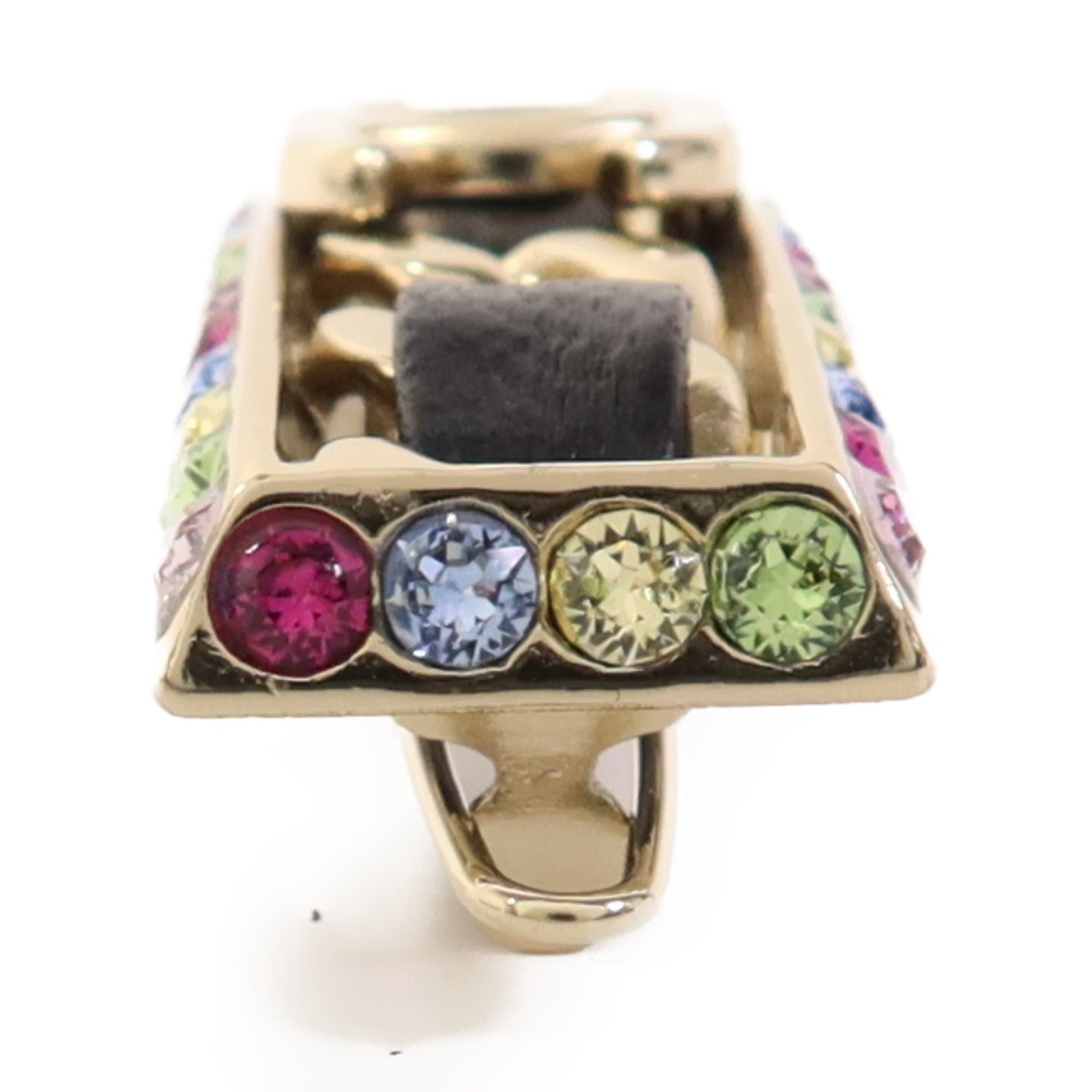 CHANEL 金屬/皮革Hair Clip髮夾