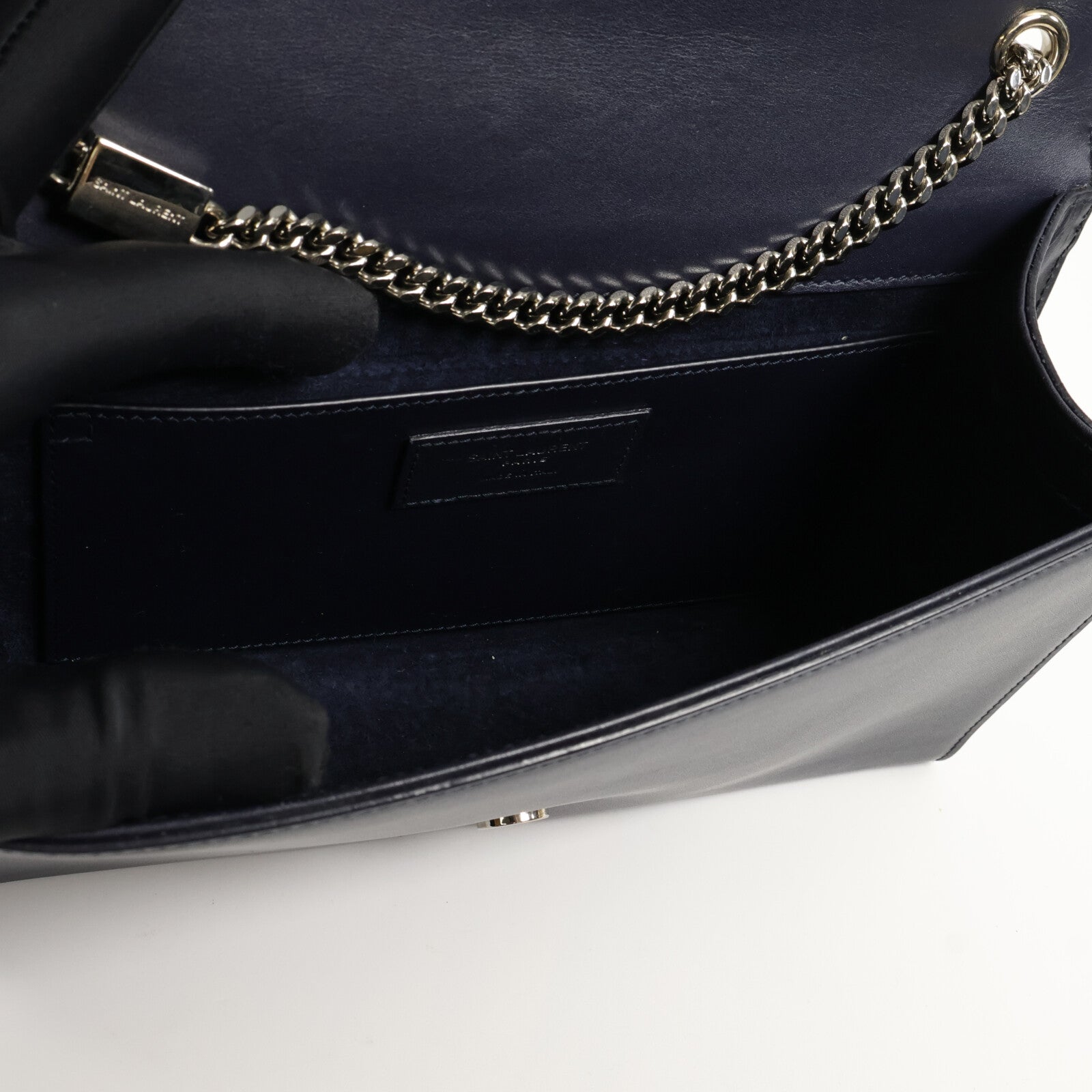 SAINT LAURENT 牛皮皮革Kate Tassel鏈帶肩背袋