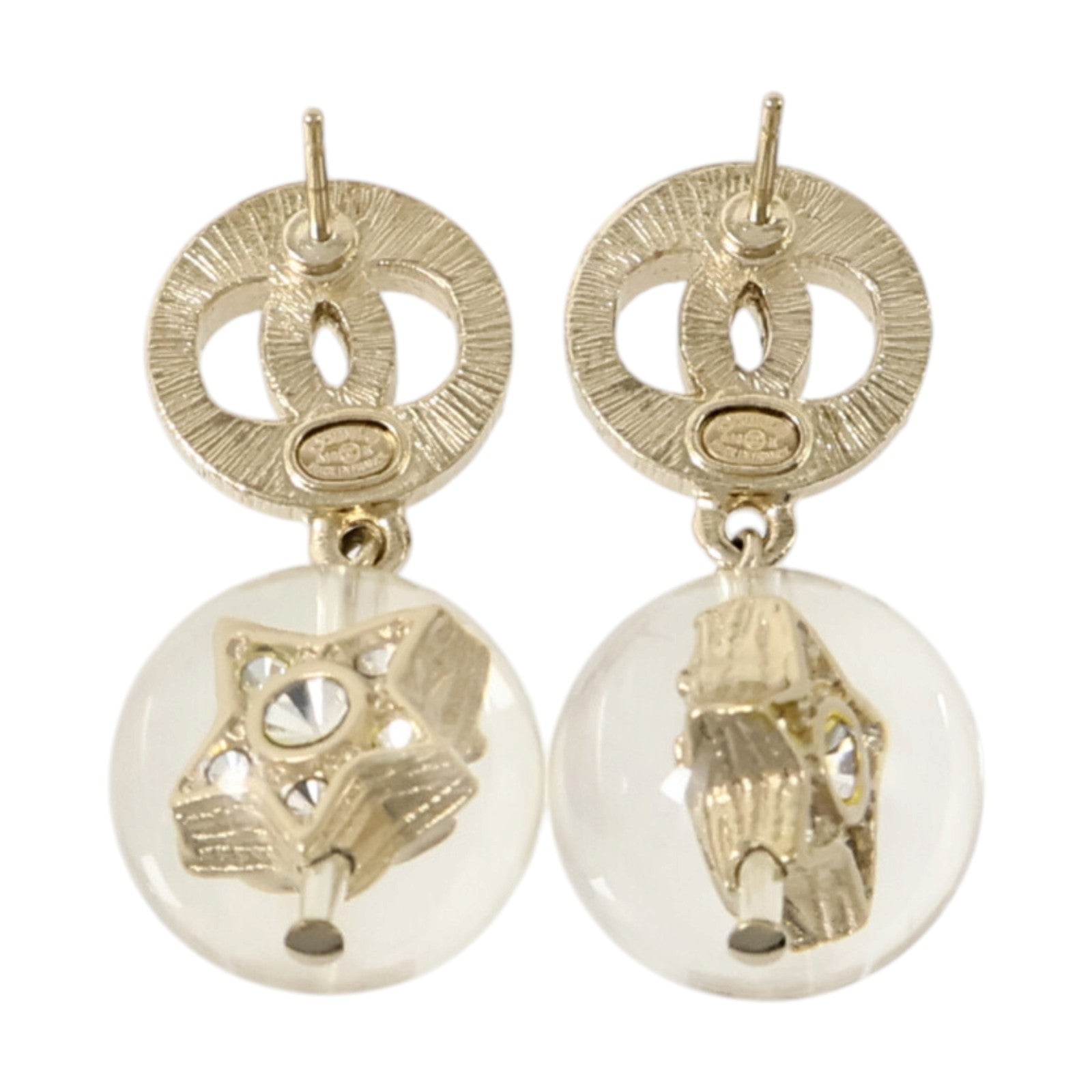 CHANEL 金屬/PVC Earrings耳環