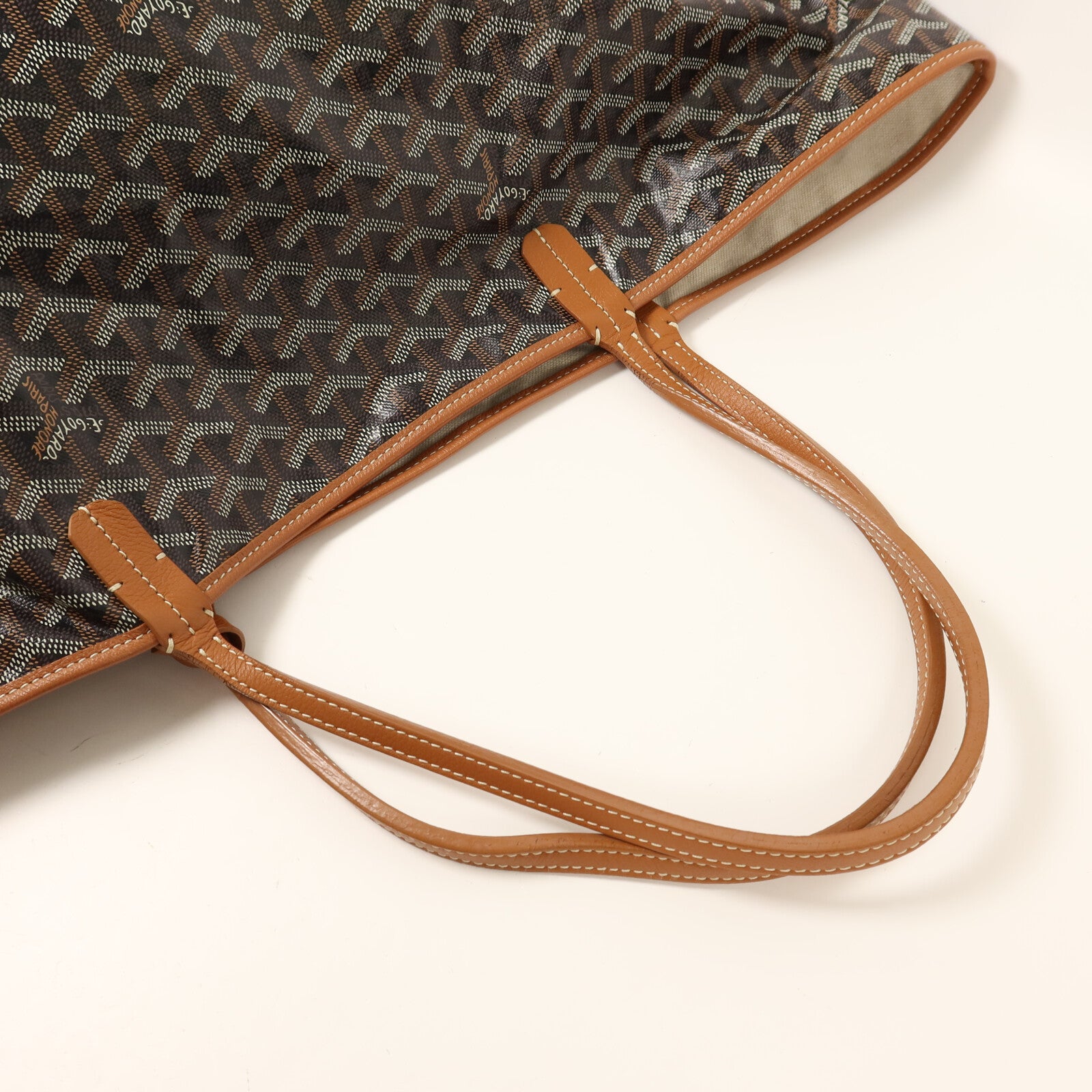 GOYARD 塗層帆布Saint Louis GM銀扣手挽袋