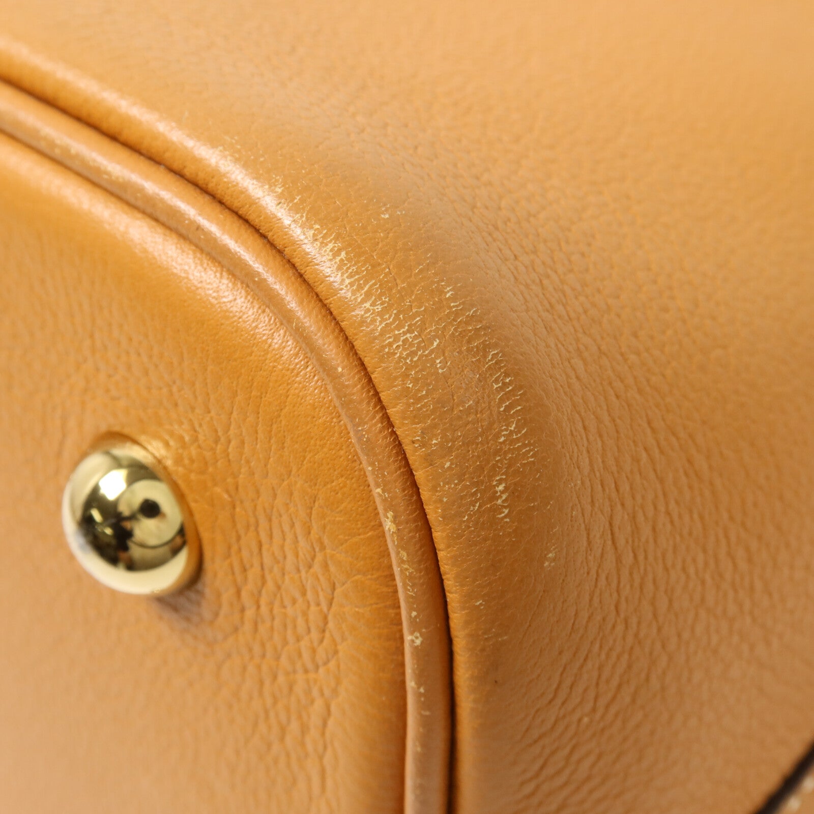 HERMES Novillo皮革Bolide 1923 30手挽肩背兩用袋Gold