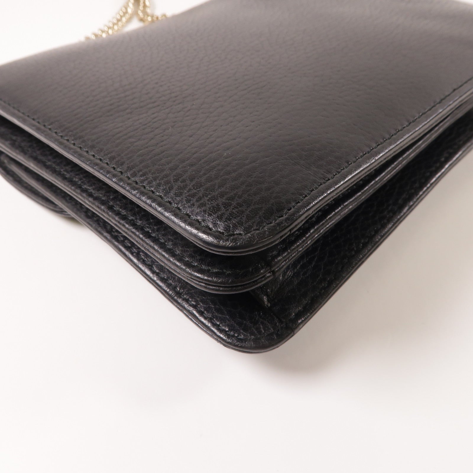GUCCI 【激減優惠】牛皮皮革Shoulder Bag金扣肩背袋