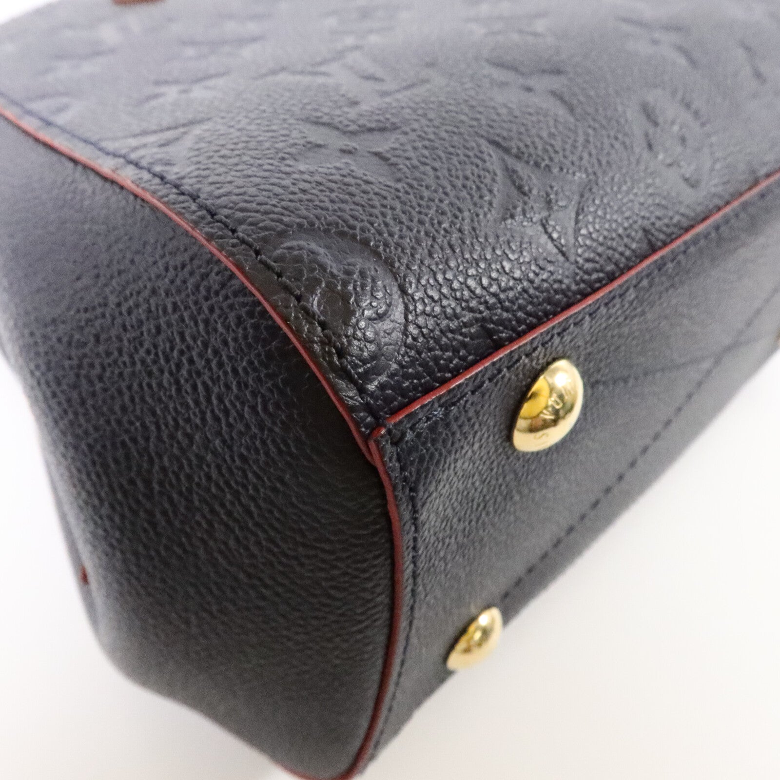 LOUIS VUITTON Monogram Empreinte Montaigne BB手挽肩背兩用袋