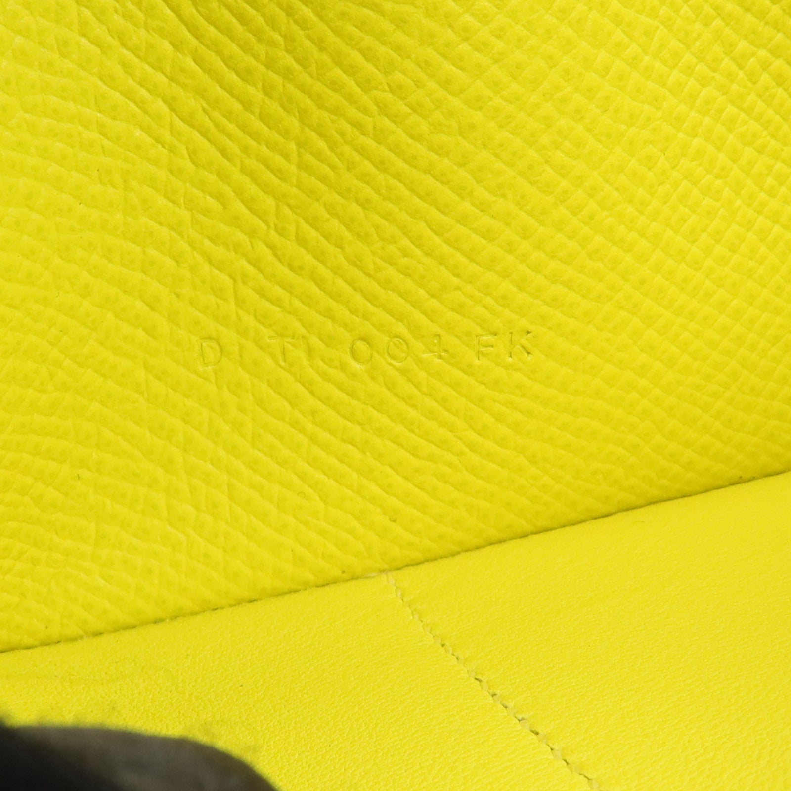 HERMES 【激減優惠】Epsom皮革Kelly Wallet銀扣長錢包Jaune de Naples
