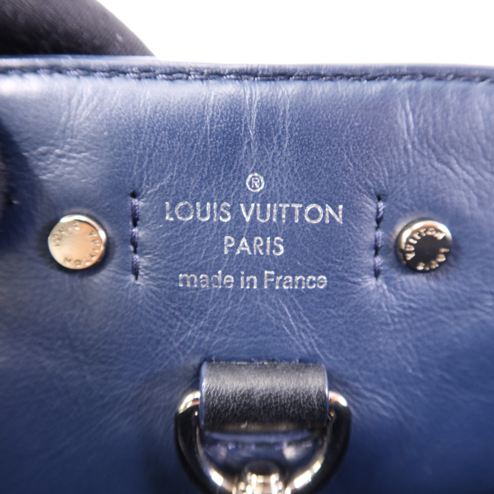 LOUIS VUITTON Taurillon Pernelle銀扣手挽肩背兩用袋