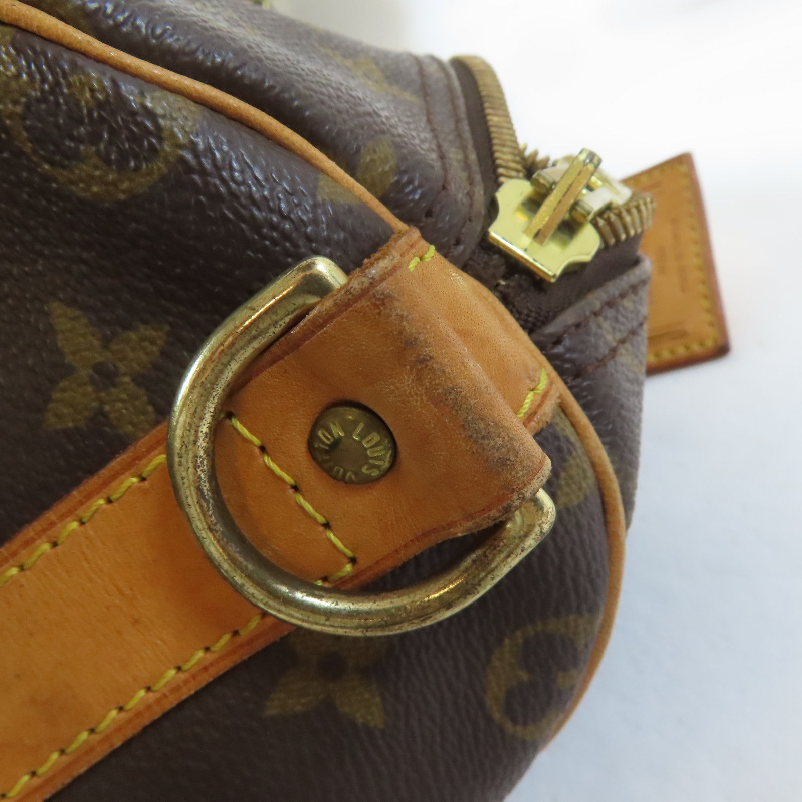 LOUIS VUITTON Monogram Keepall Bandouliere 50 Travel Bag金扣手挽肩背兩用袋啡色