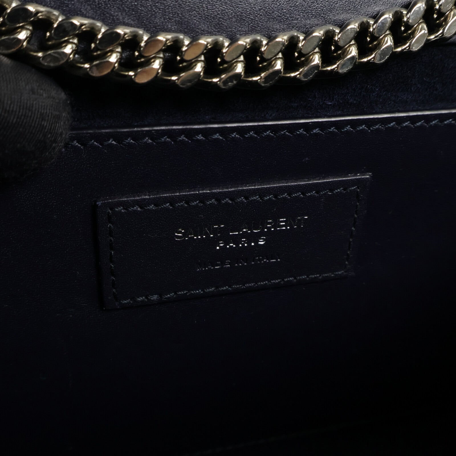 SAINT LAURENT 牛皮皮革Kate Tassel鏈帶肩背袋