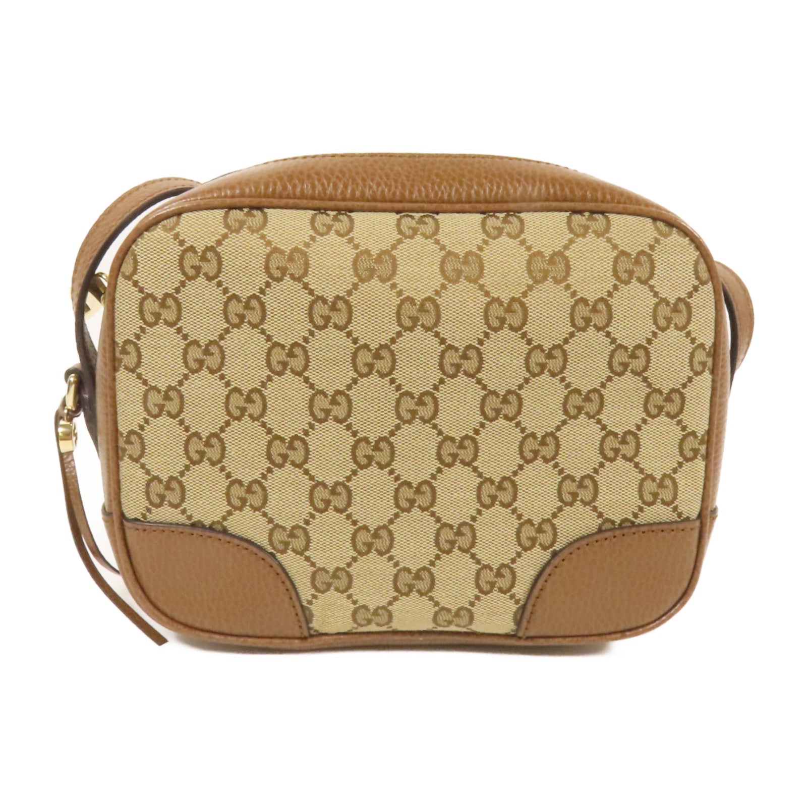 GUCCI 帆布Shoulder Bag金扣肩背袋