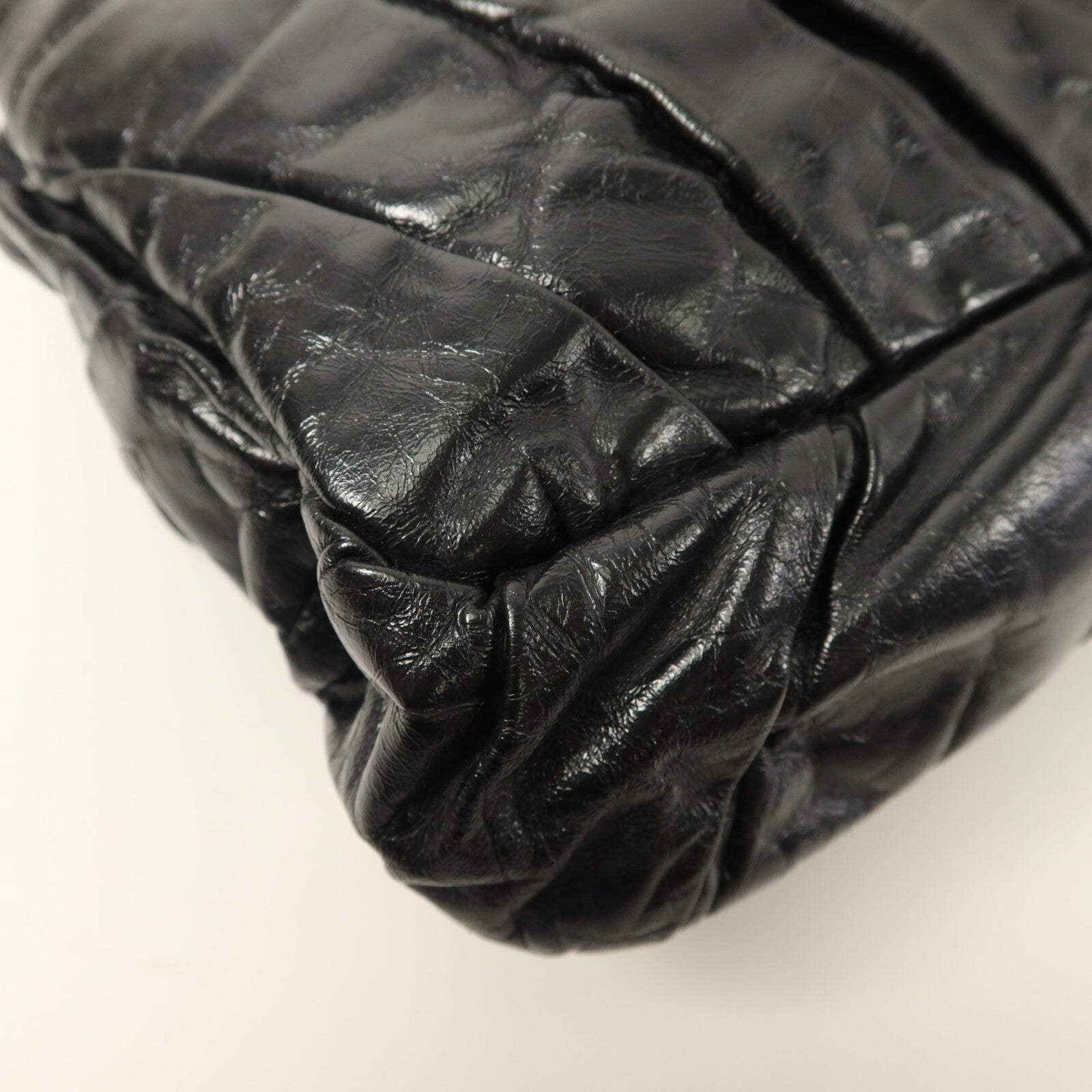 CHANEL 牛皮皮革Twisted Flap Bag鏈帶肩背袋