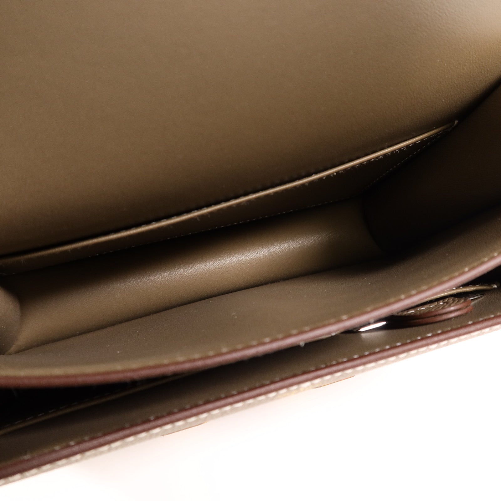 HERMES Epsom皮革Constance Mini肩背袋Etoupe