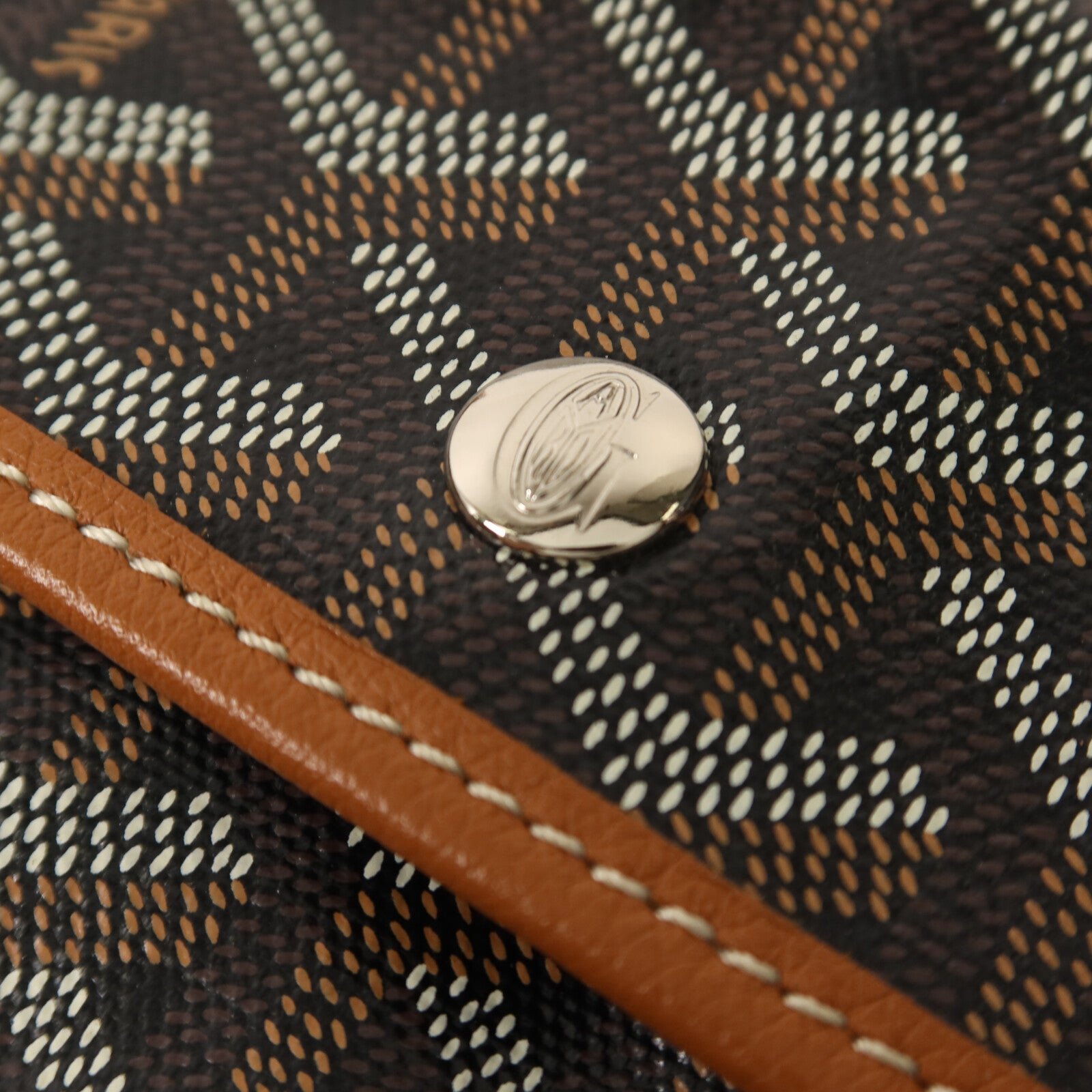 GOYARD 塗層帆布Saint Louis GM銀扣手挽袋