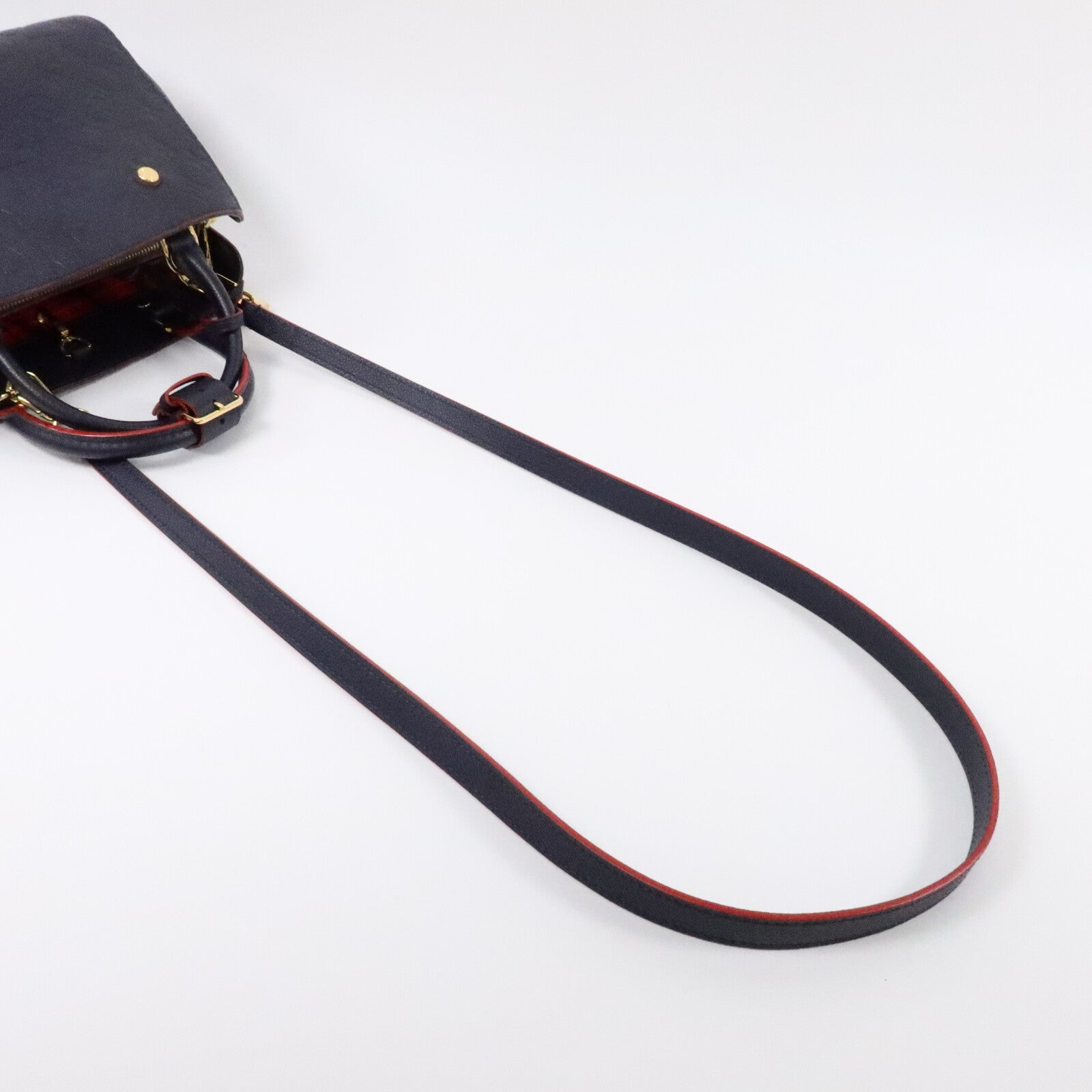 LOUIS VUITTON Monogram Empreinte Montaigne BB手挽肩背兩用袋