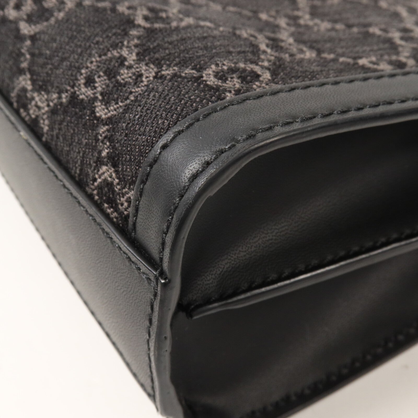 GUCCI 牛仔布Ophidia GG Small鏈帶肩背袋