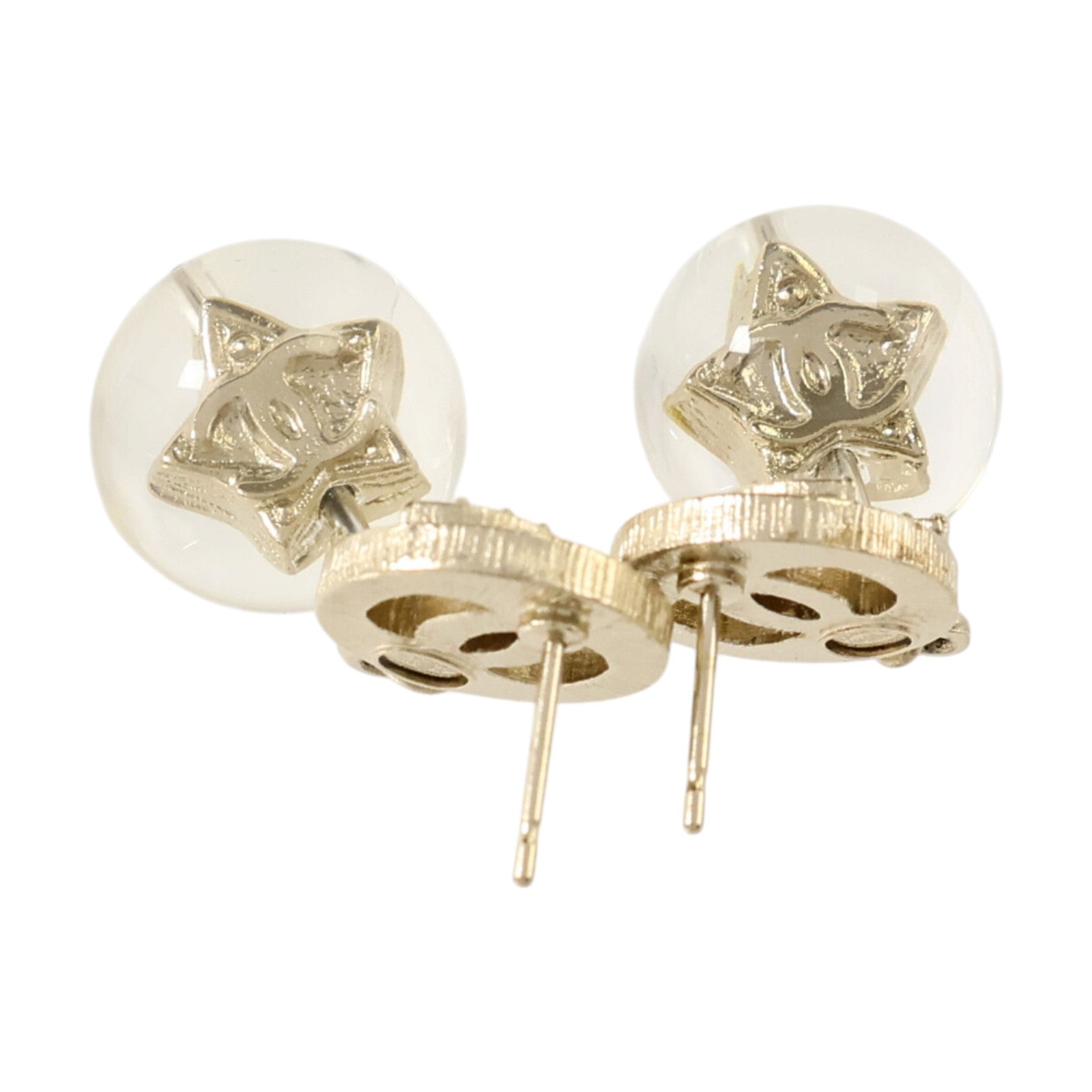 CHANEL 金屬/PVC Earrings耳環