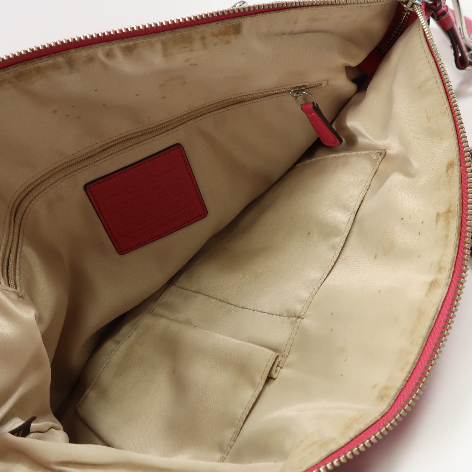 COACH 牛皮皮革2 Way Shoulder手挽肩背兩用袋