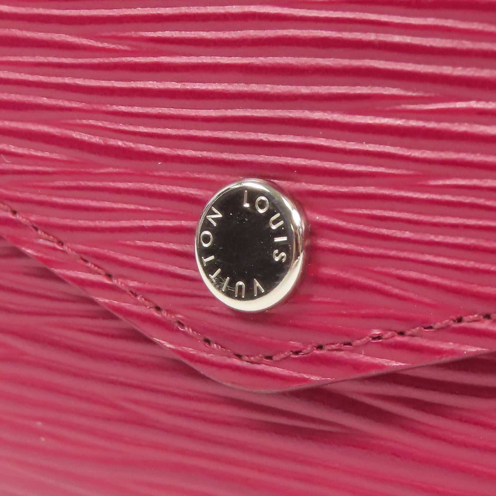 LOUIS VUITTON Epi Long Wallet銀扣長錢包