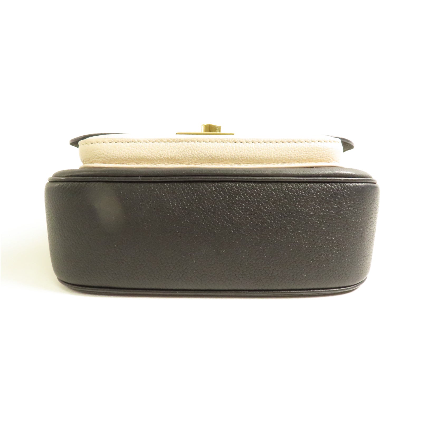LOUIS VUITTON LV GHW Lockme Tender 2 Way Bag M58557 Calfskin Leather Black/White
