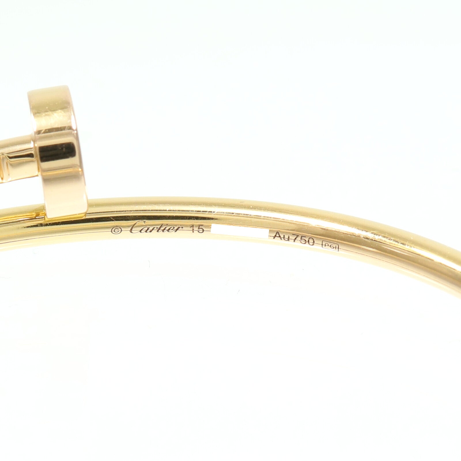 CARTIER 18K黃金Juste Un Clou Bracelet手鐲