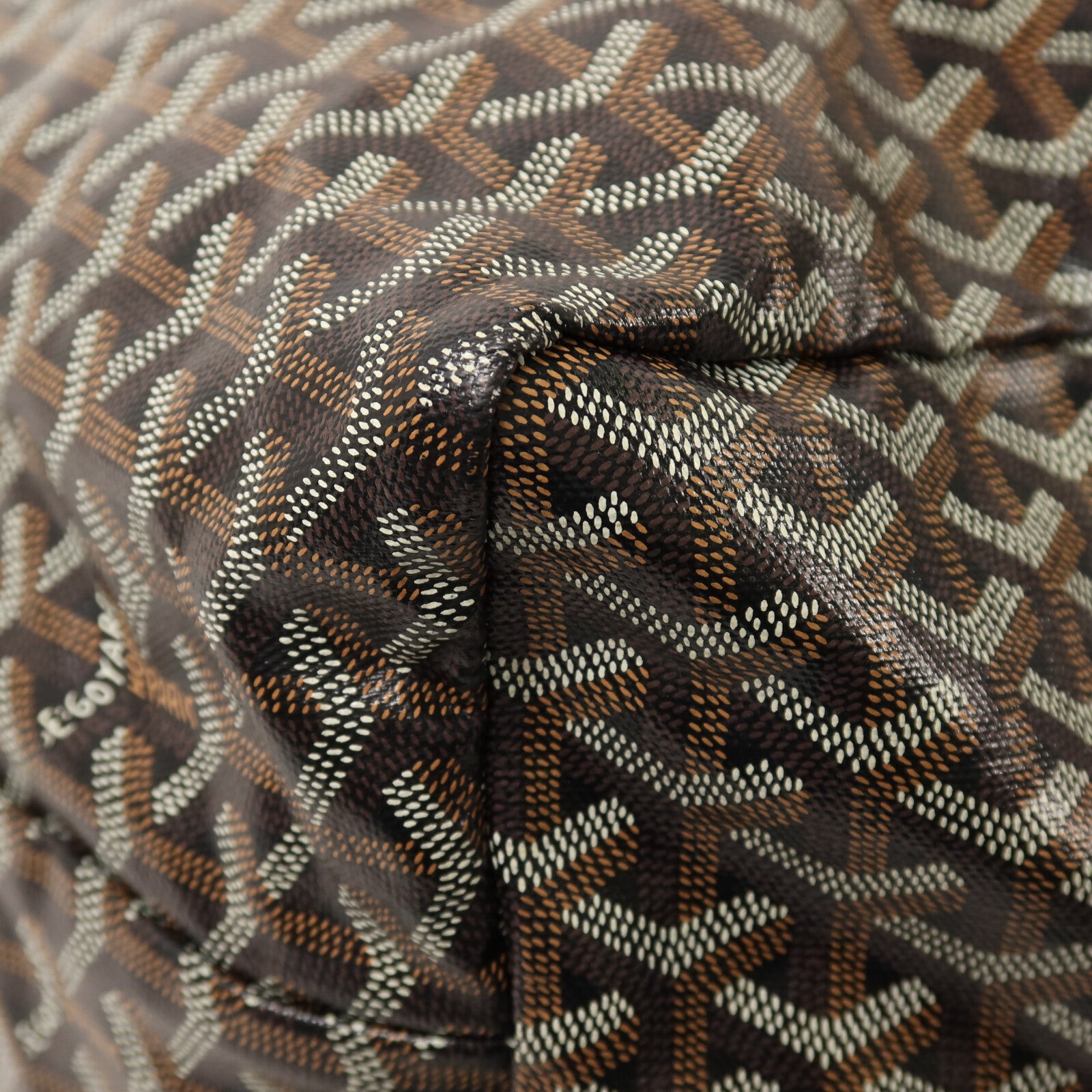 GOYARD 塗層帆布Saint Louis GM銀扣手挽袋