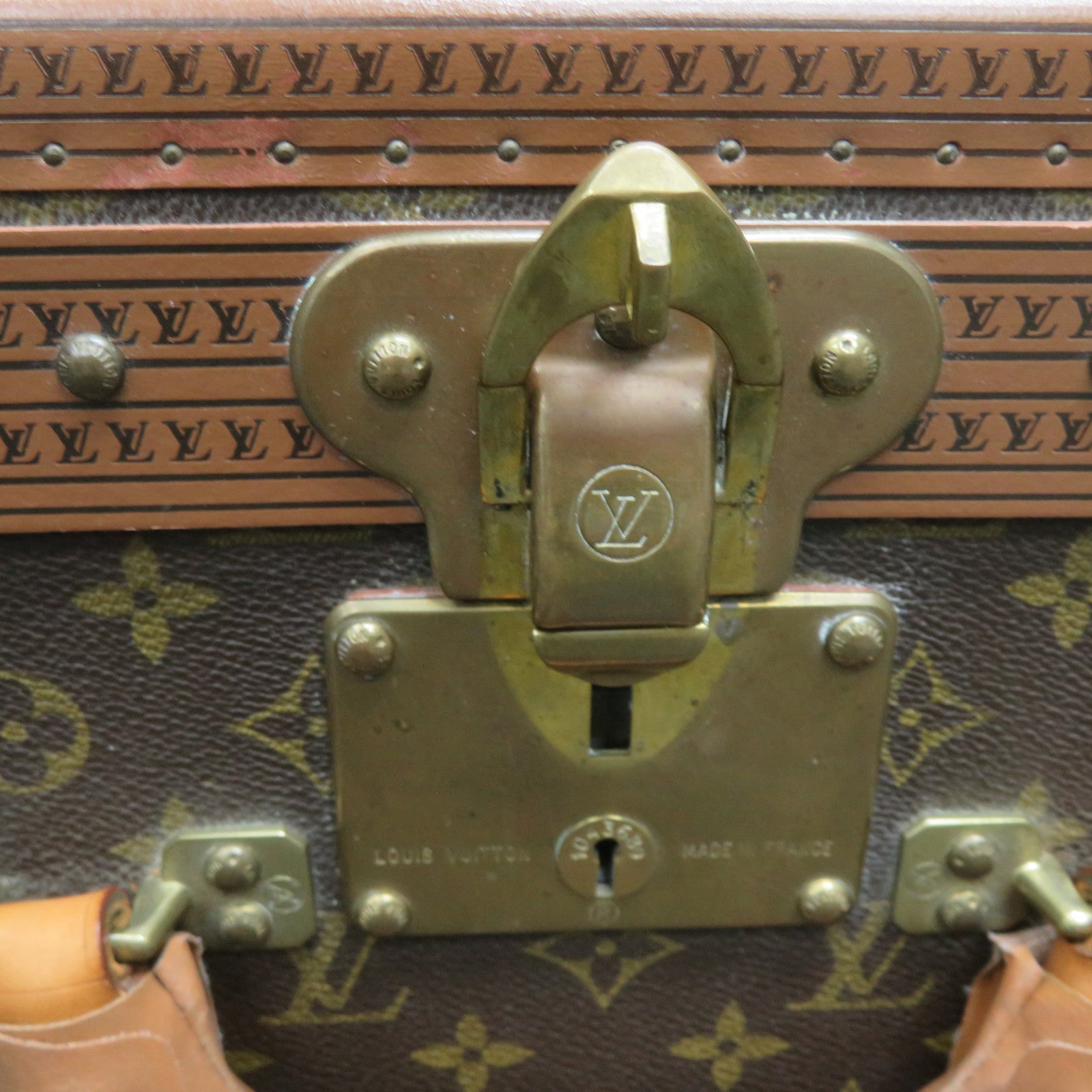 LOUIS VUITTON Monogram Alzer 80 Suitcase行李箱啡色