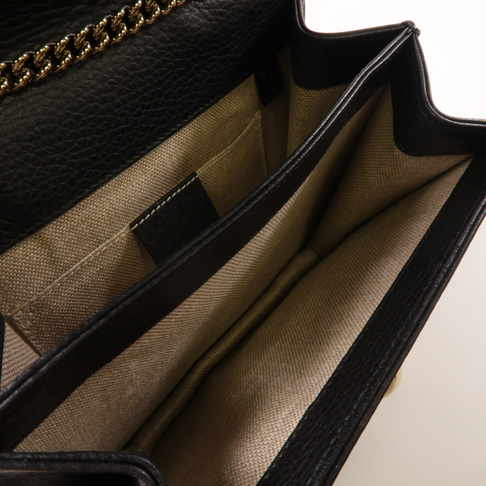 GUCCI 【激減優惠】牛皮皮革Shoulder Bag金扣肩背袋