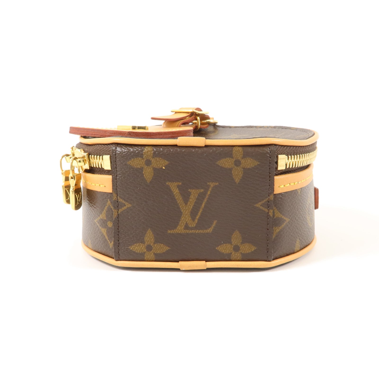 LOUIS VUITTON Monogram Mini Boite Chapeau金扣手挽肩背兩用袋