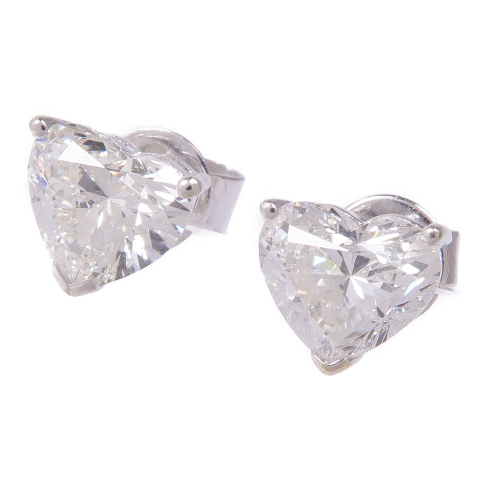 JEWELRY Diamond Earrings 18K White Gold