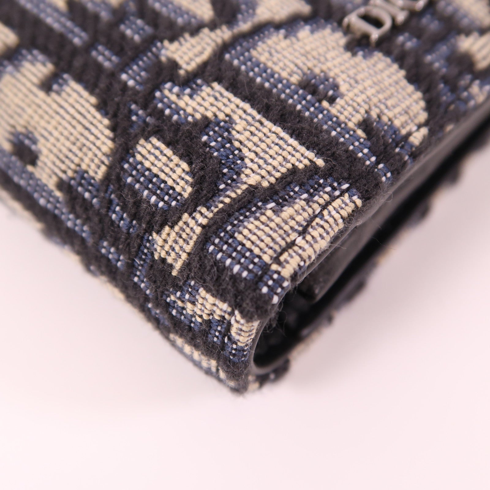 Dior 帆布Long Wallet銀扣長錢包