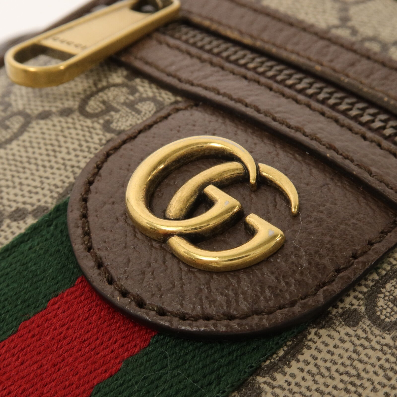 GUCCI 塗層帆布Ophidia Shoulder Bag肩背袋