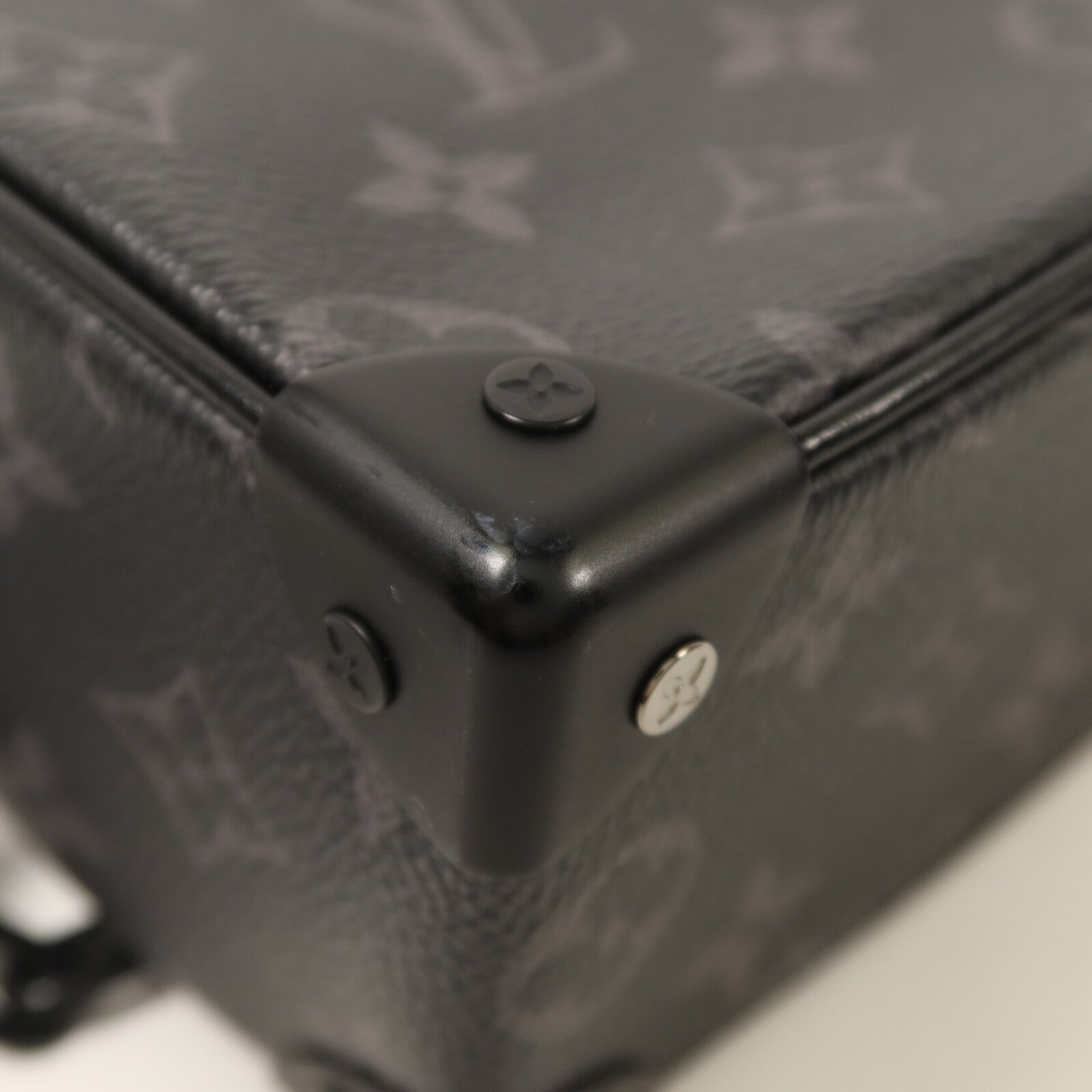 LOUIS VUITTON Monogram Eclipse Mini Soft Trunk肩背袋