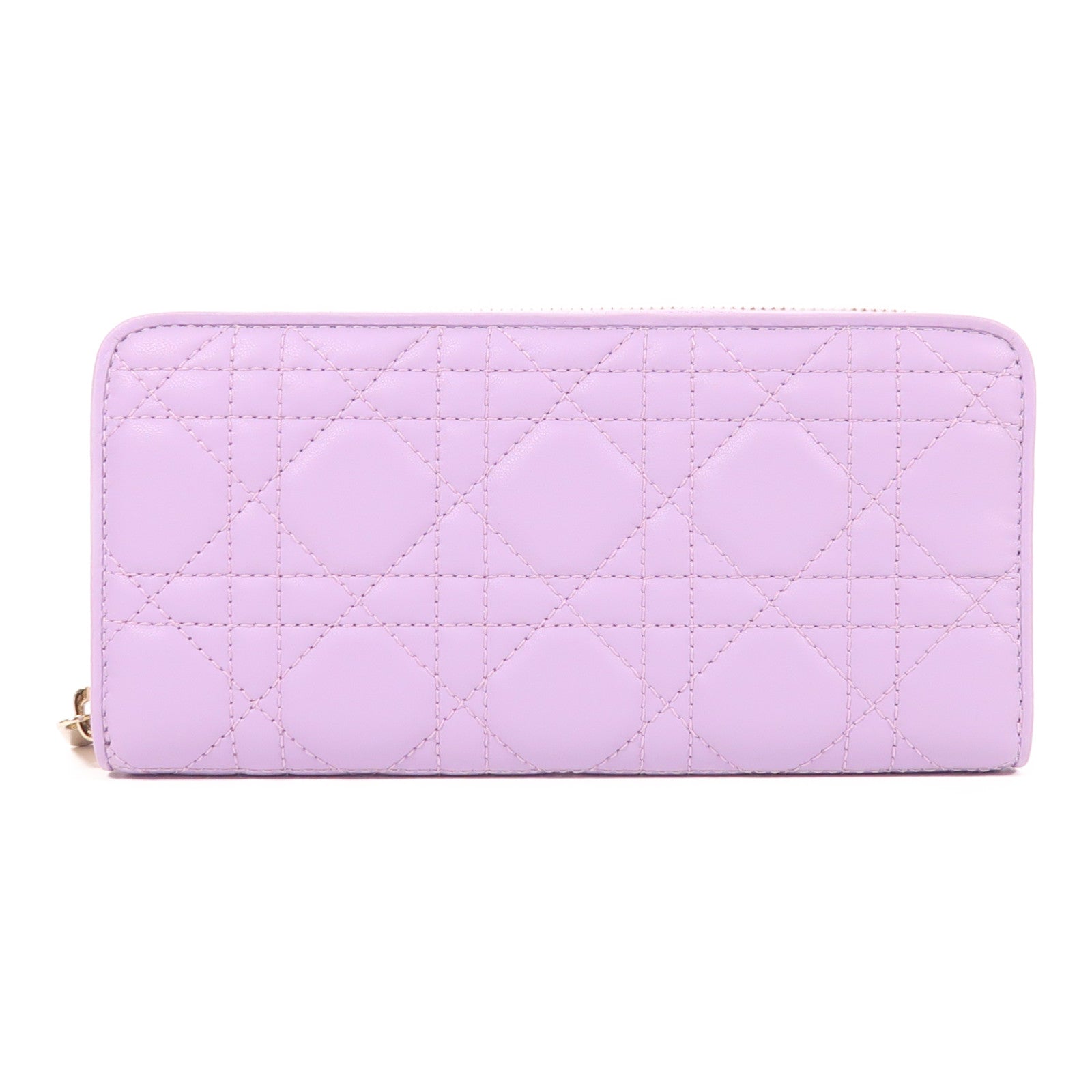 Dior 【激減優惠】羊皮皮革Lady Dior Voyageur金扣長錢包