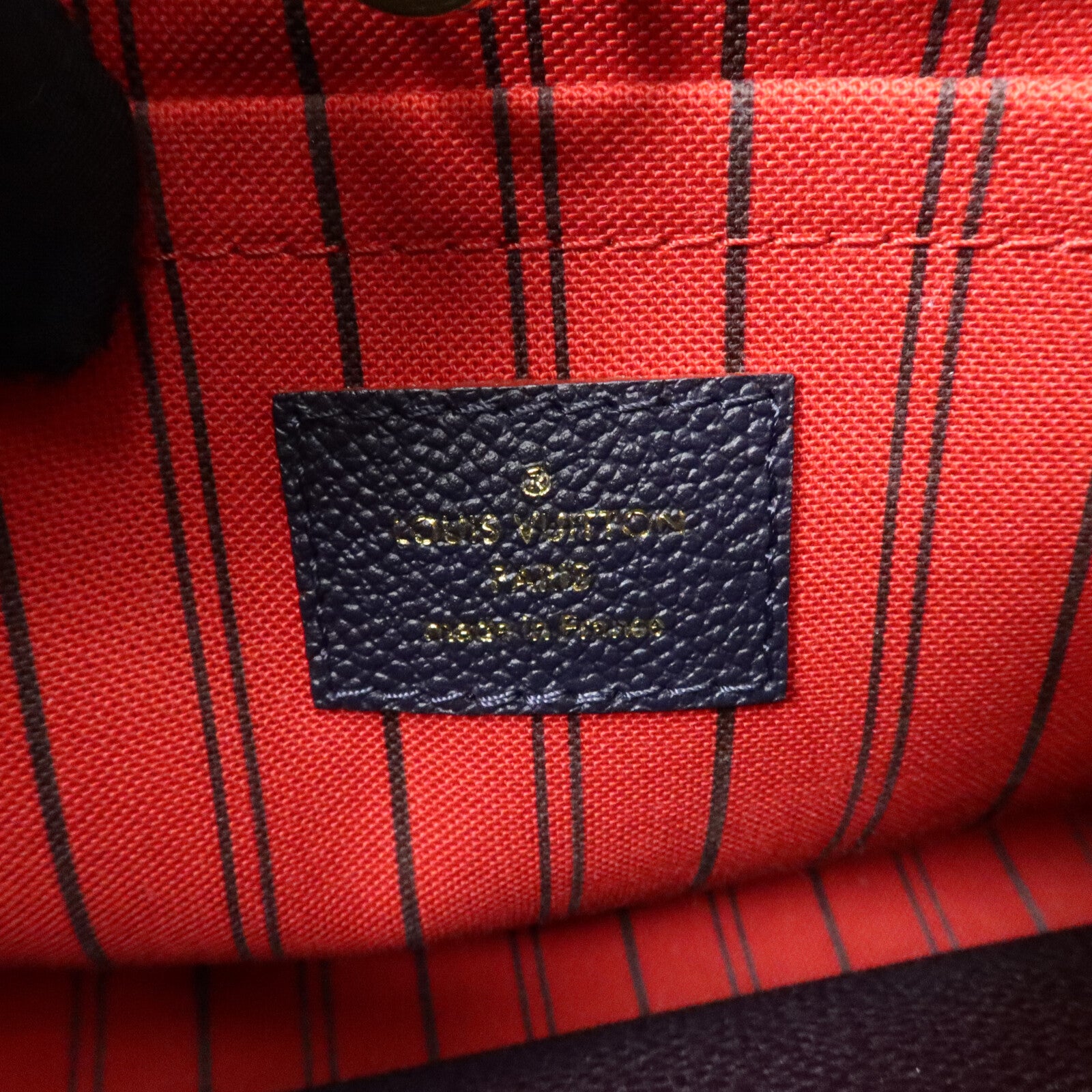 LOUIS VUITTON Monogram Empreinte Montaigne BB手挽肩背兩用袋