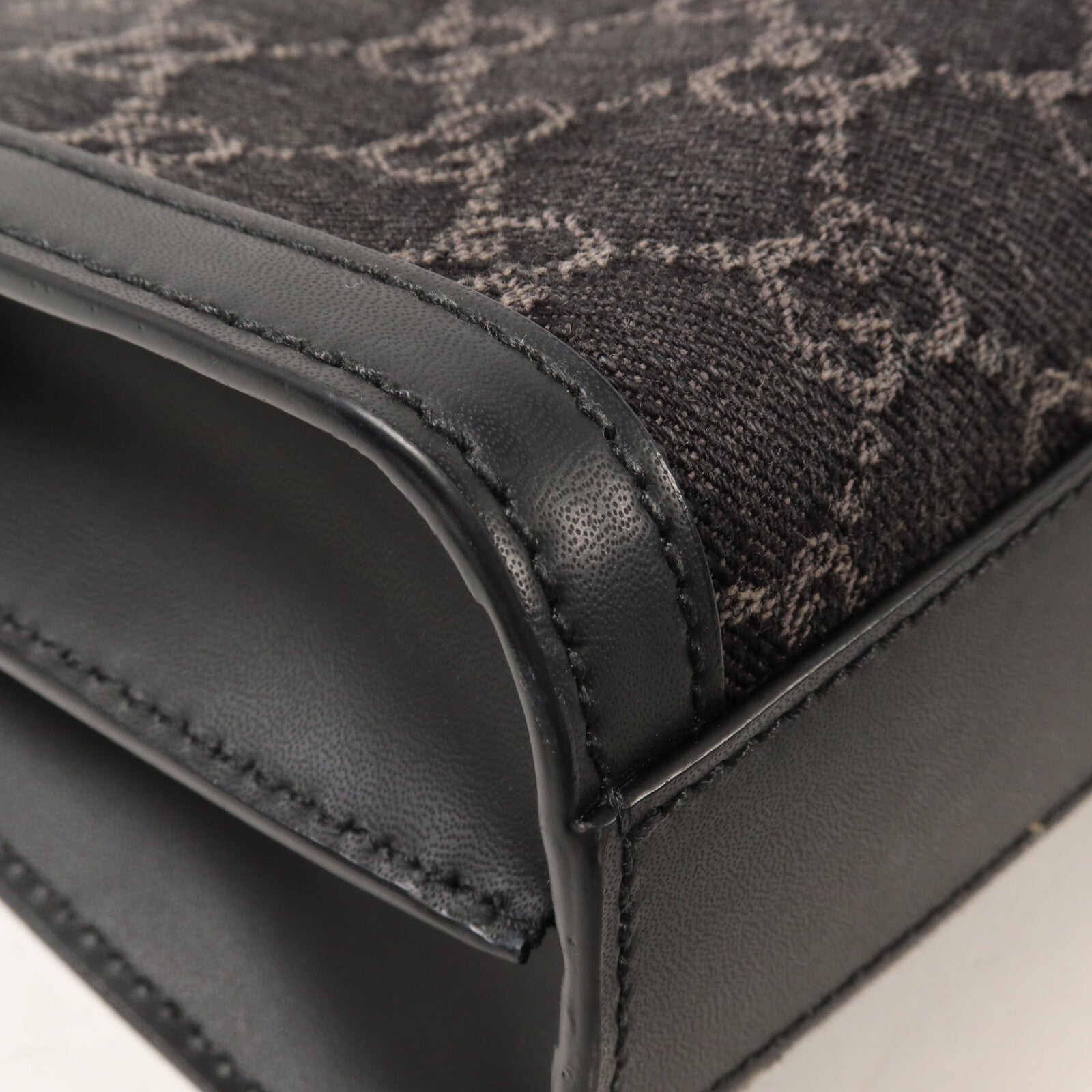 GUCCI 牛仔布Ophidia GG Small鏈帶肩背袋