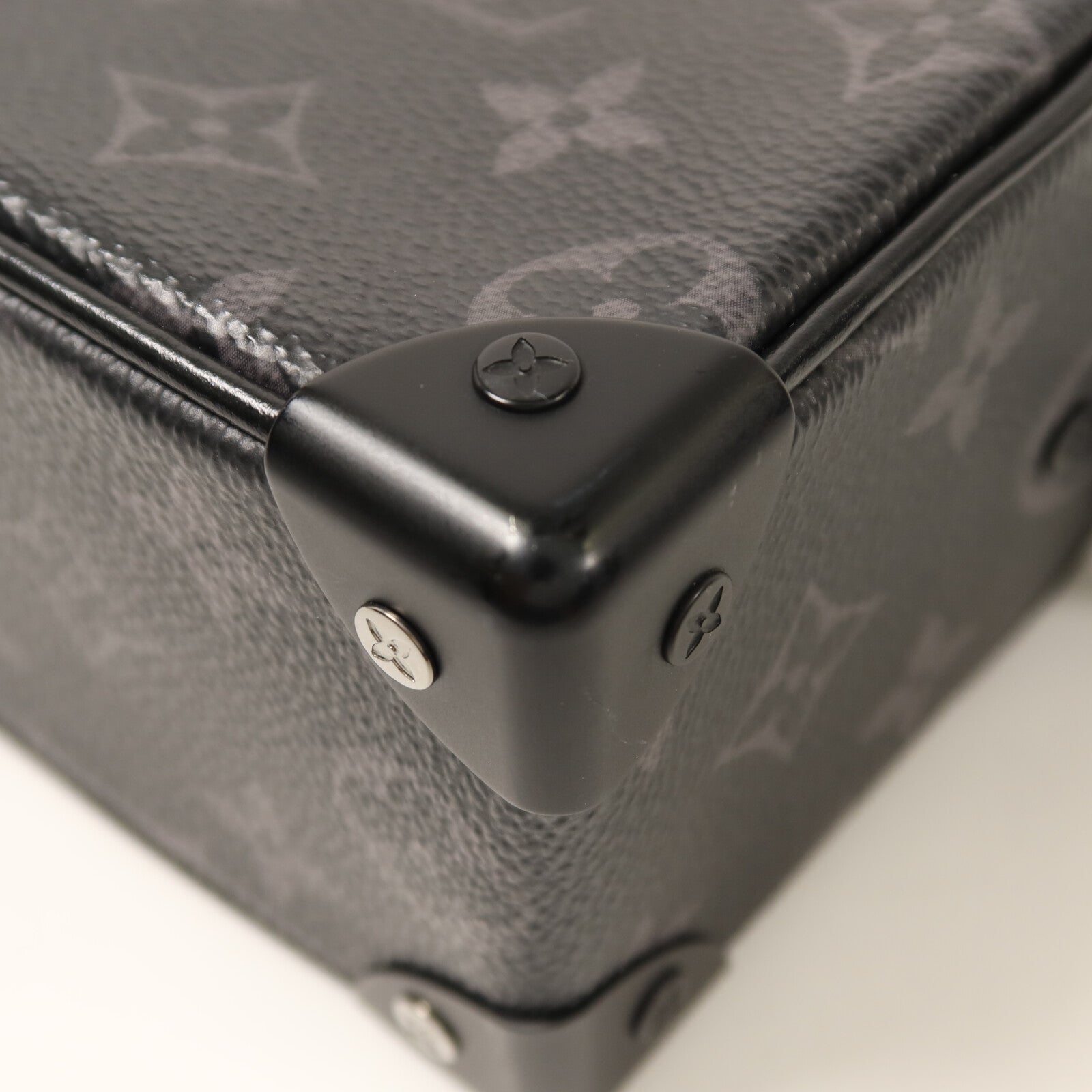 LOUIS VUITTON Monogram Eclipse Mini Soft Trunk肩背袋