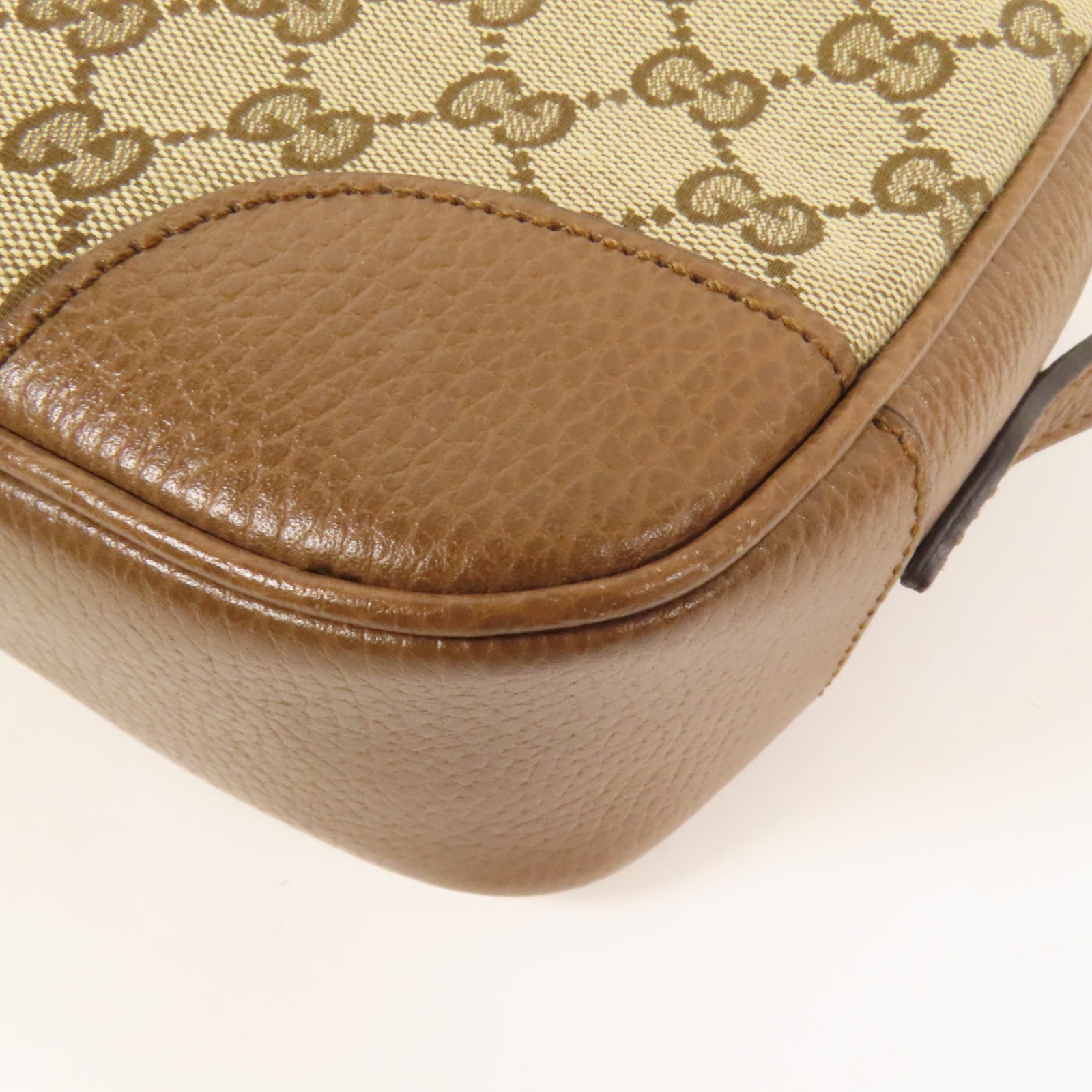 GUCCI 帆布Shoulder Bag金扣肩背袋