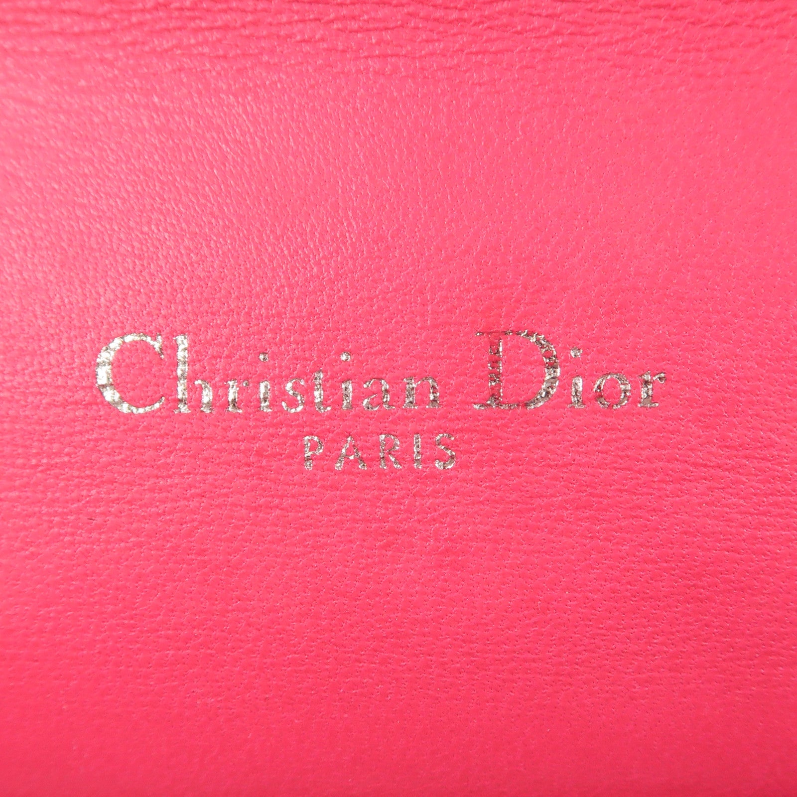 Dior 羊皮皮革Chain Shoulder銀扣鏈帶肩背袋