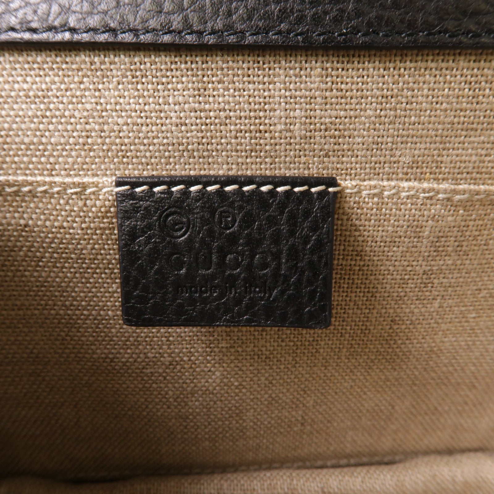 GUCCI 【激減優惠】牛皮皮革Shoulder Bag金扣肩背袋