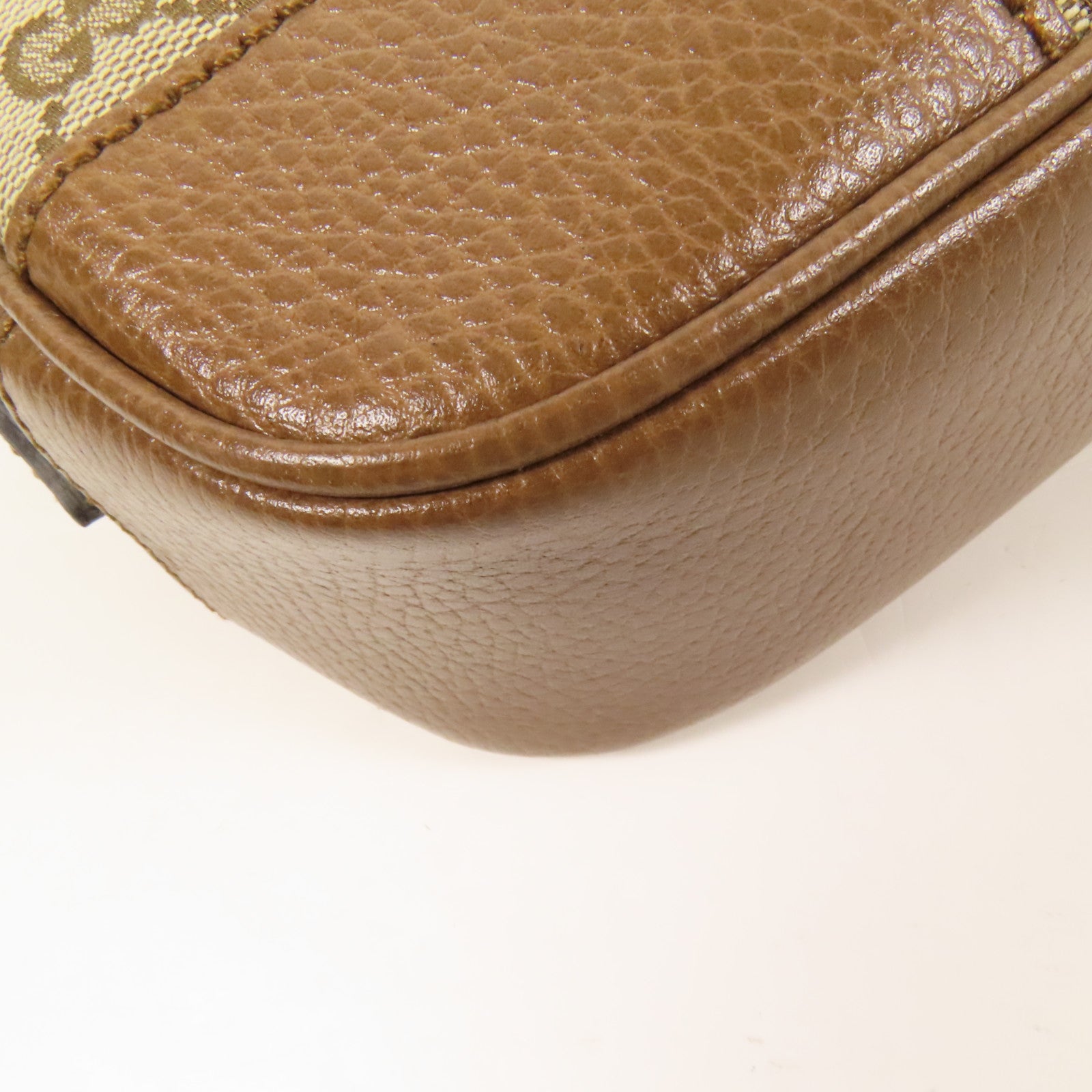 GUCCI 帆布Shoulder Bag金扣肩背袋