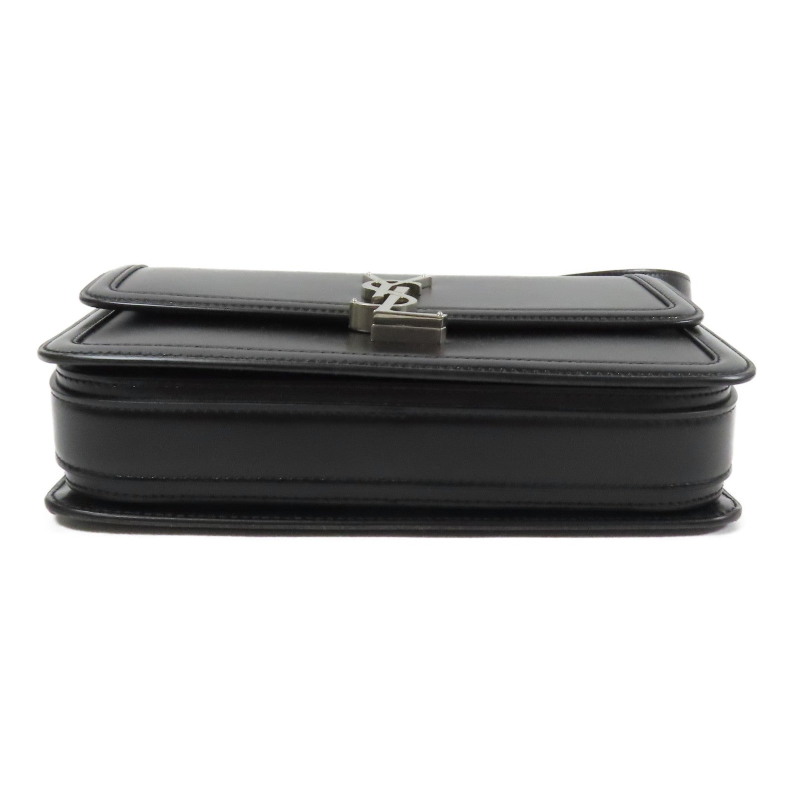 SAINT LAURENT 【激減優惠】皮革Shoulder Bag銀扣肩背袋