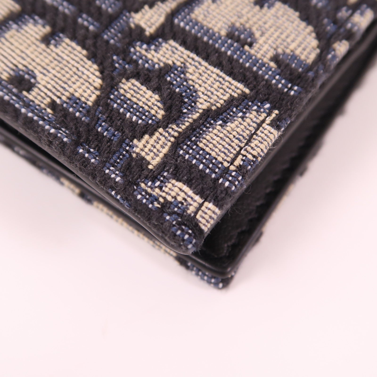 Dior 帆布Long Wallet銀扣長錢包