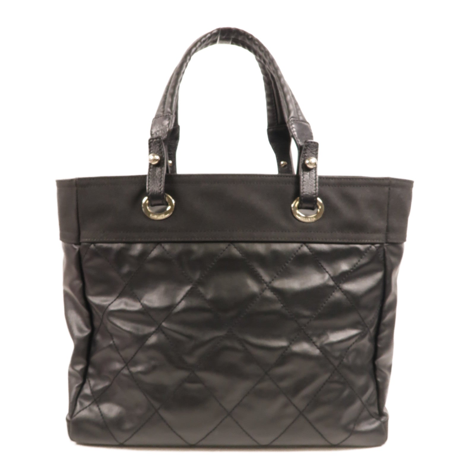 CHANEL 塗層帆布Paris Biarritz Tote手挽袋