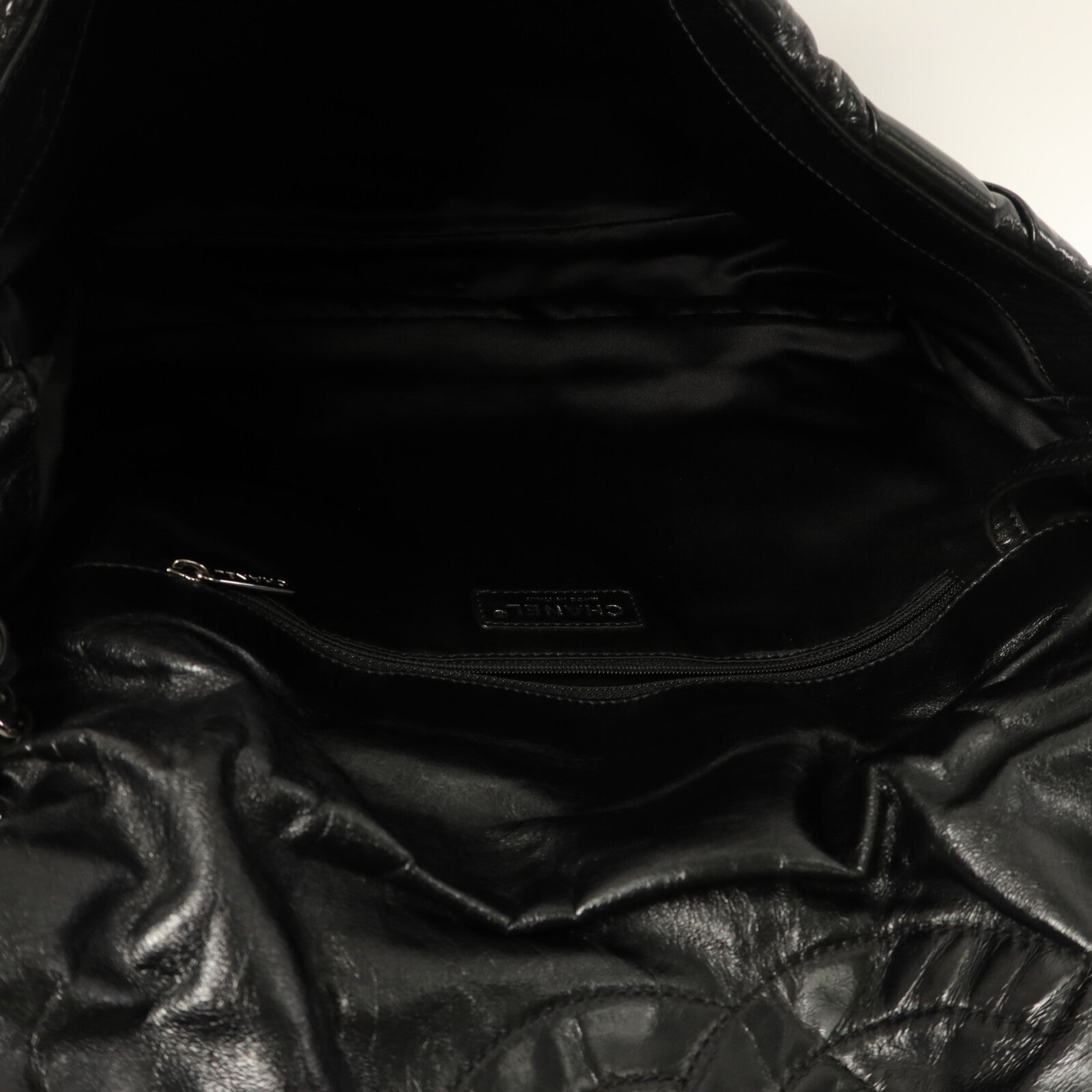 CHANEL 牛皮皮革Twisted Flap Bag鏈帶肩背袋
