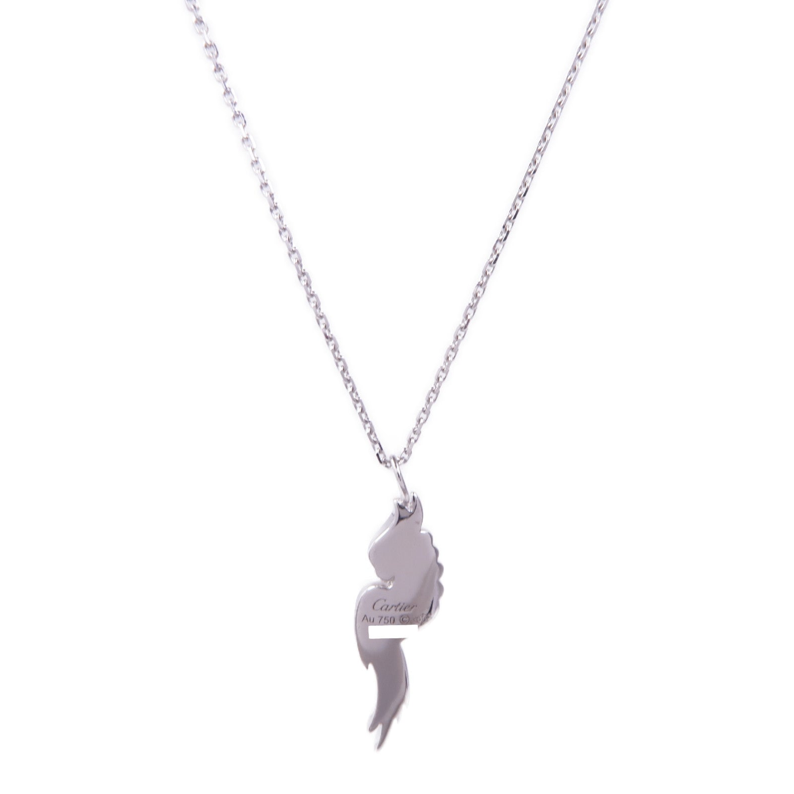 CARTIER 18K白金Parrot Motif Diamond Necklace鑽石項鍊