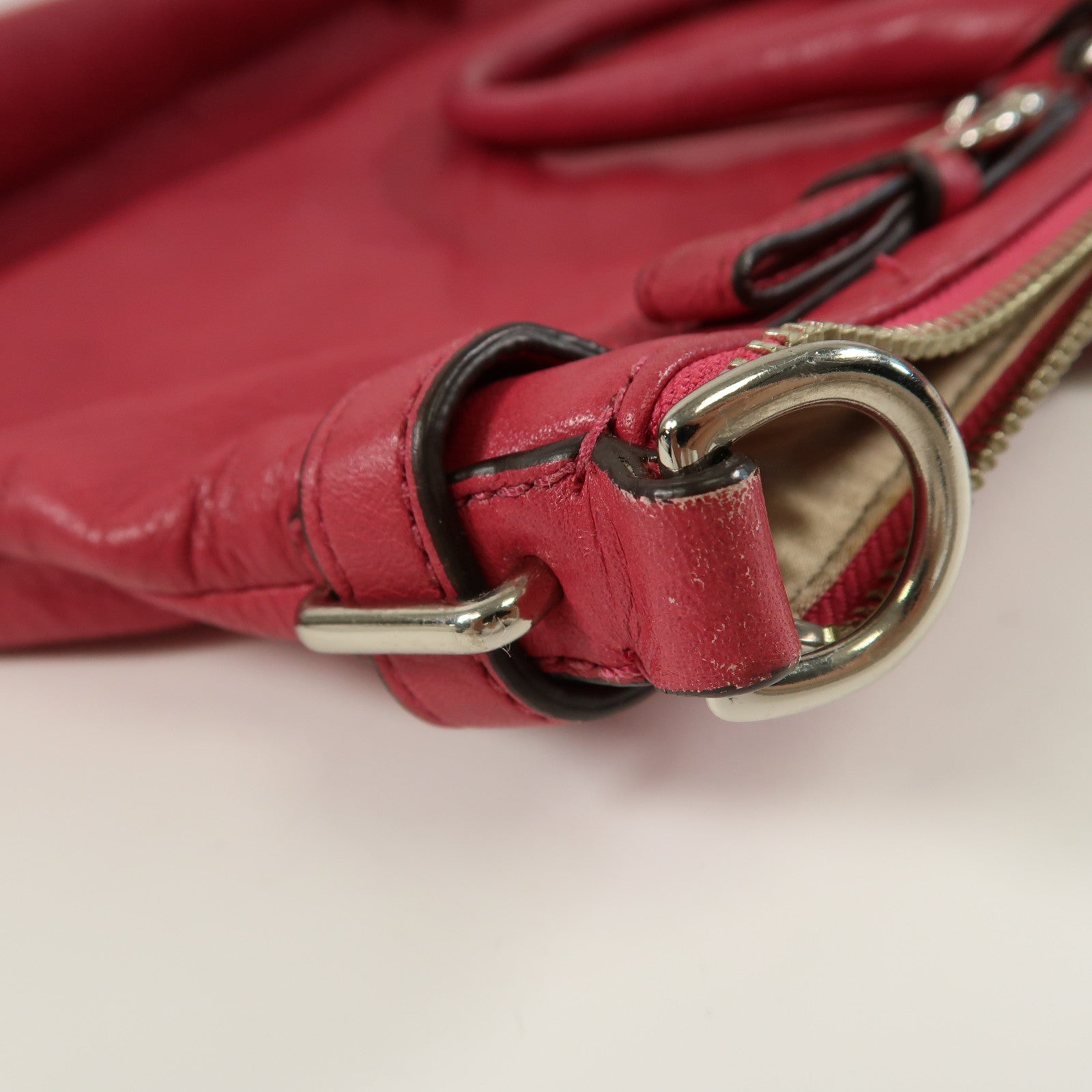 COACH 牛皮皮革2 Way Shoulder手挽肩背兩用袋