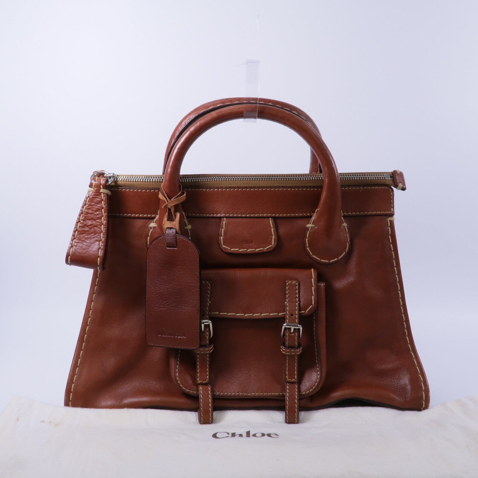 Chloe 牛皮皮革Hand Bag手挽袋